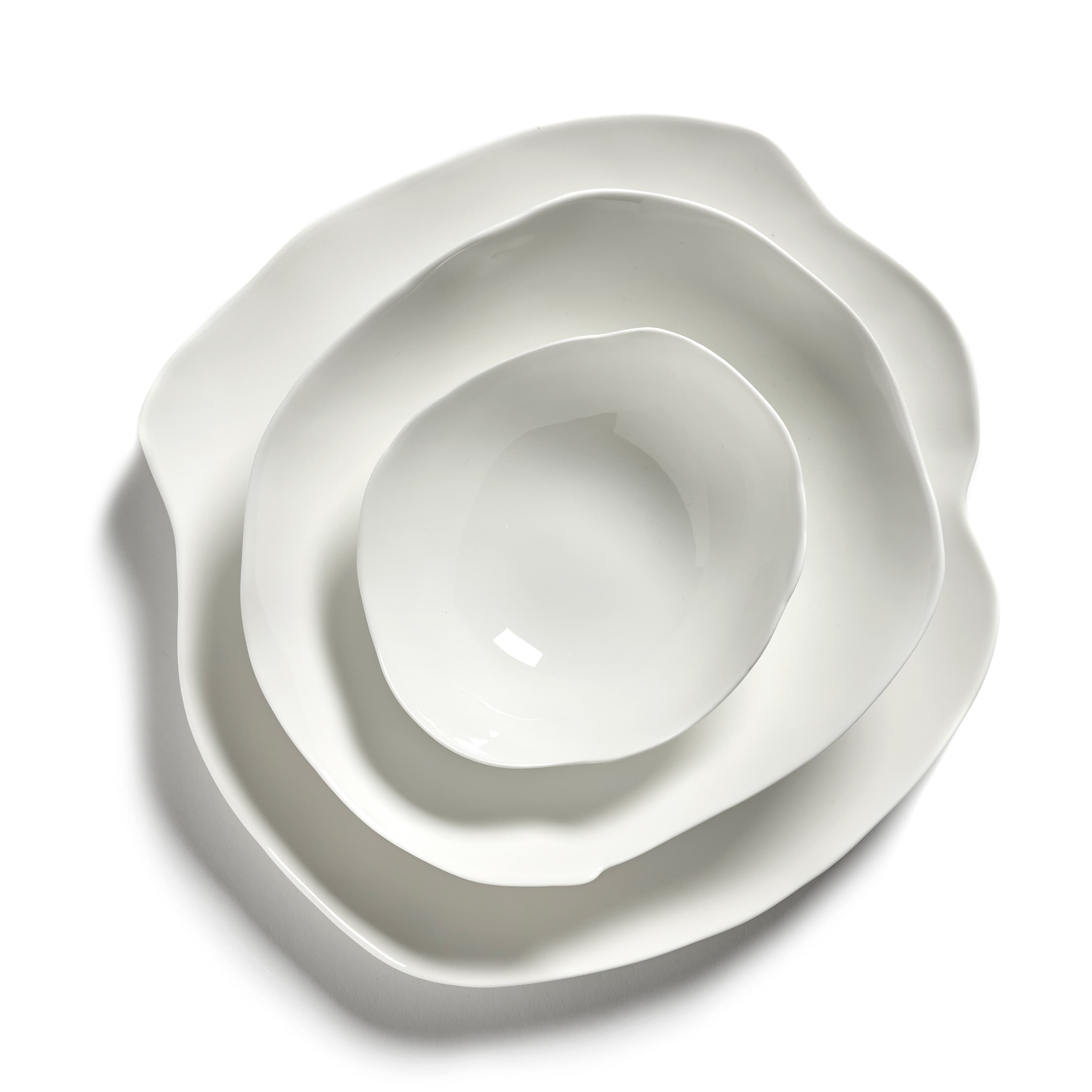 Perfect Imperfection Lautanen Valkoinen 30cm 4-pakkaus