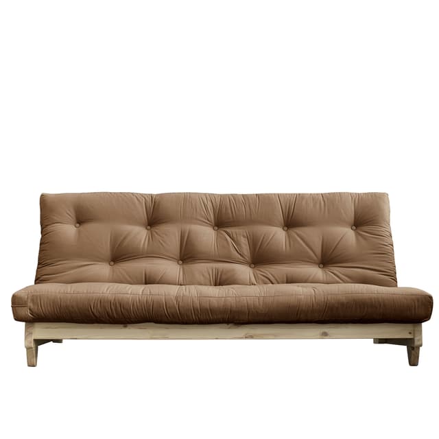 Fresh Vuodesohva Luonnollinen/Mokka 200 cm