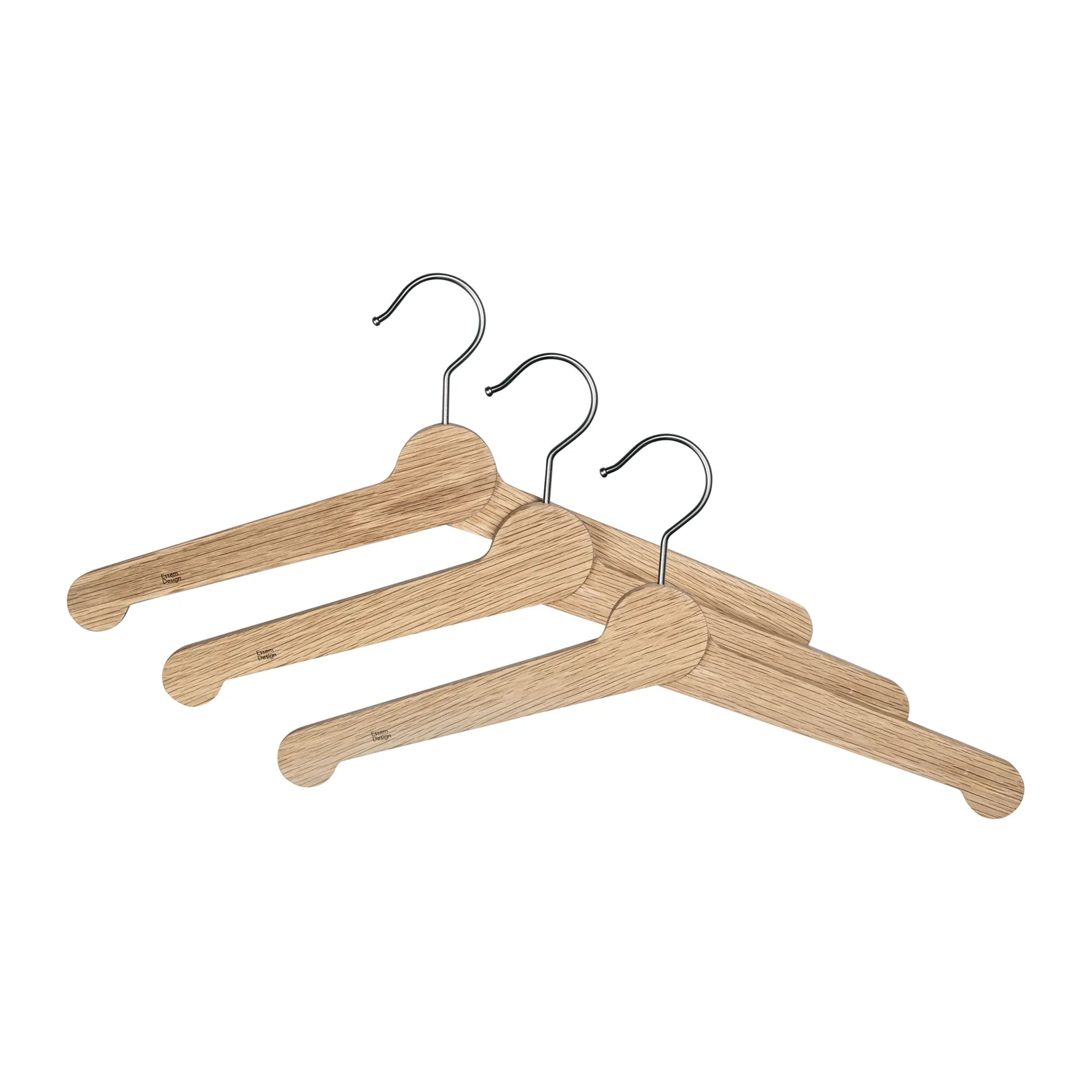 Nostalgi Vaateripustin Tammi 3-pack