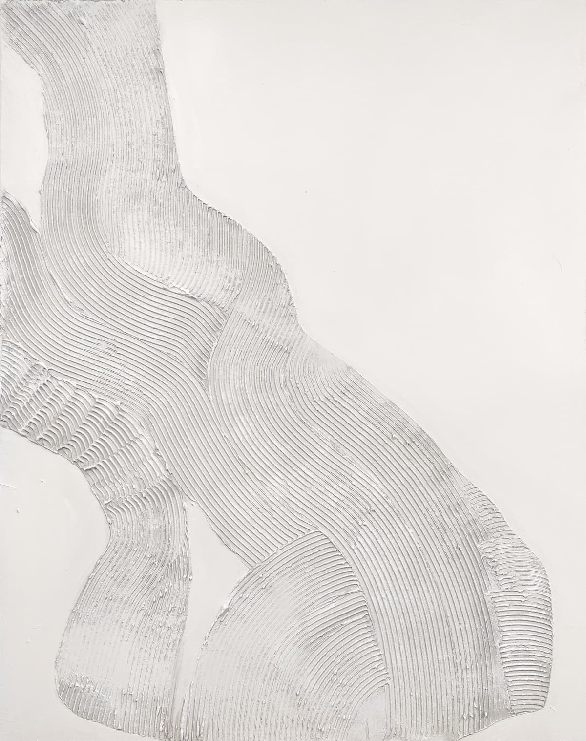 White Sculpture 1 Taulu No Frame 90x120cm