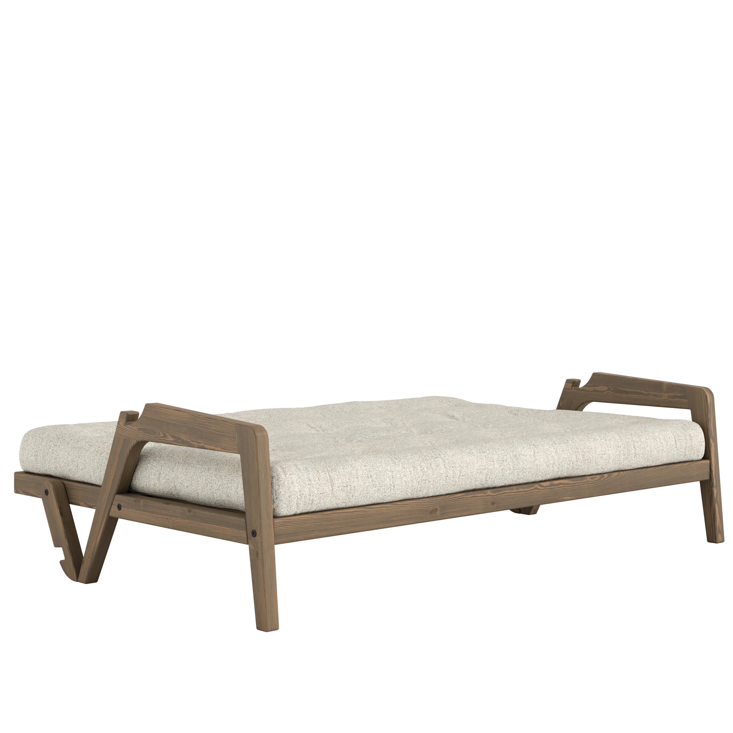 Grab Vuodesohva Carob Brown Lacquered/Soft Chalk 204cm