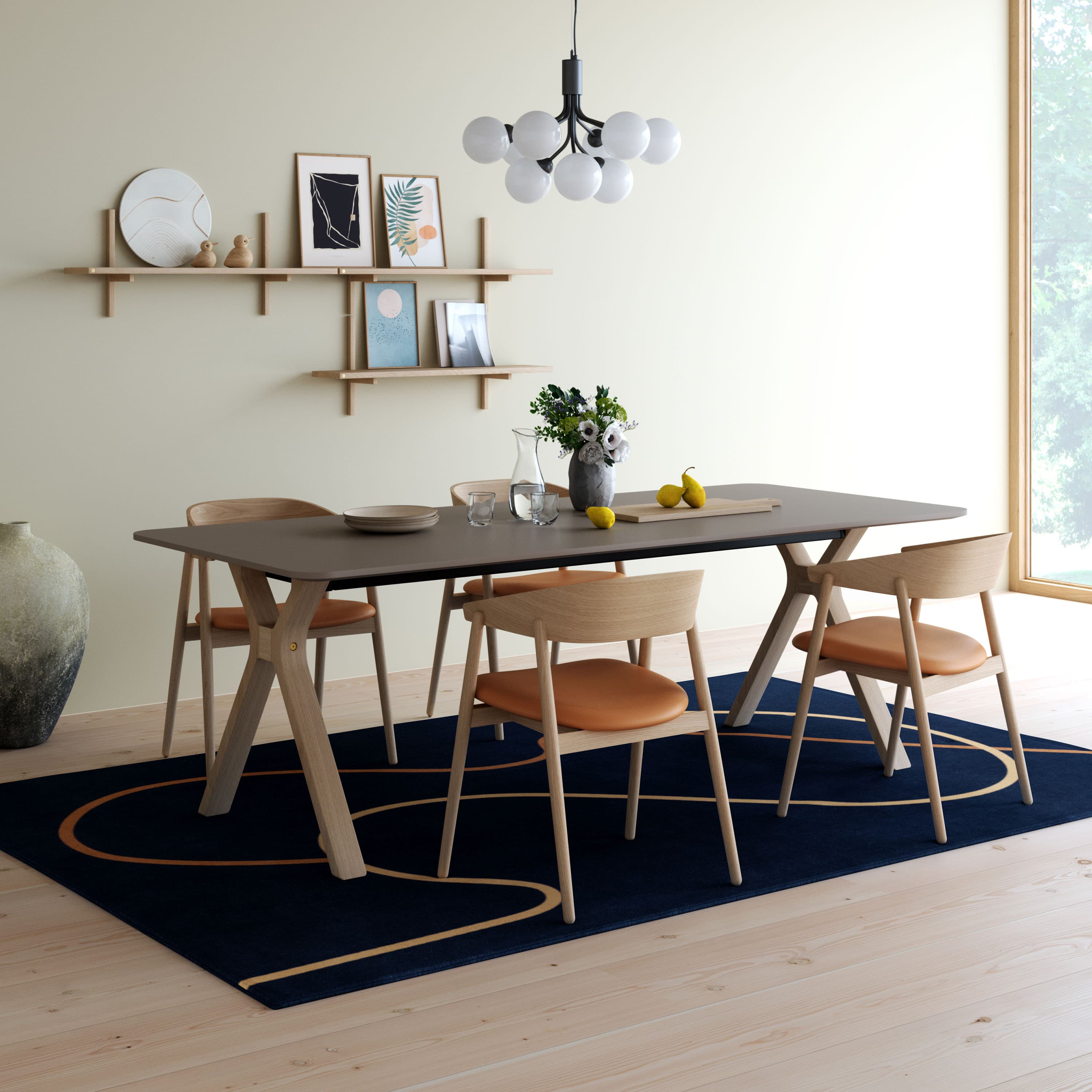 A-Light Seinä­hylly Tammi 90x35
