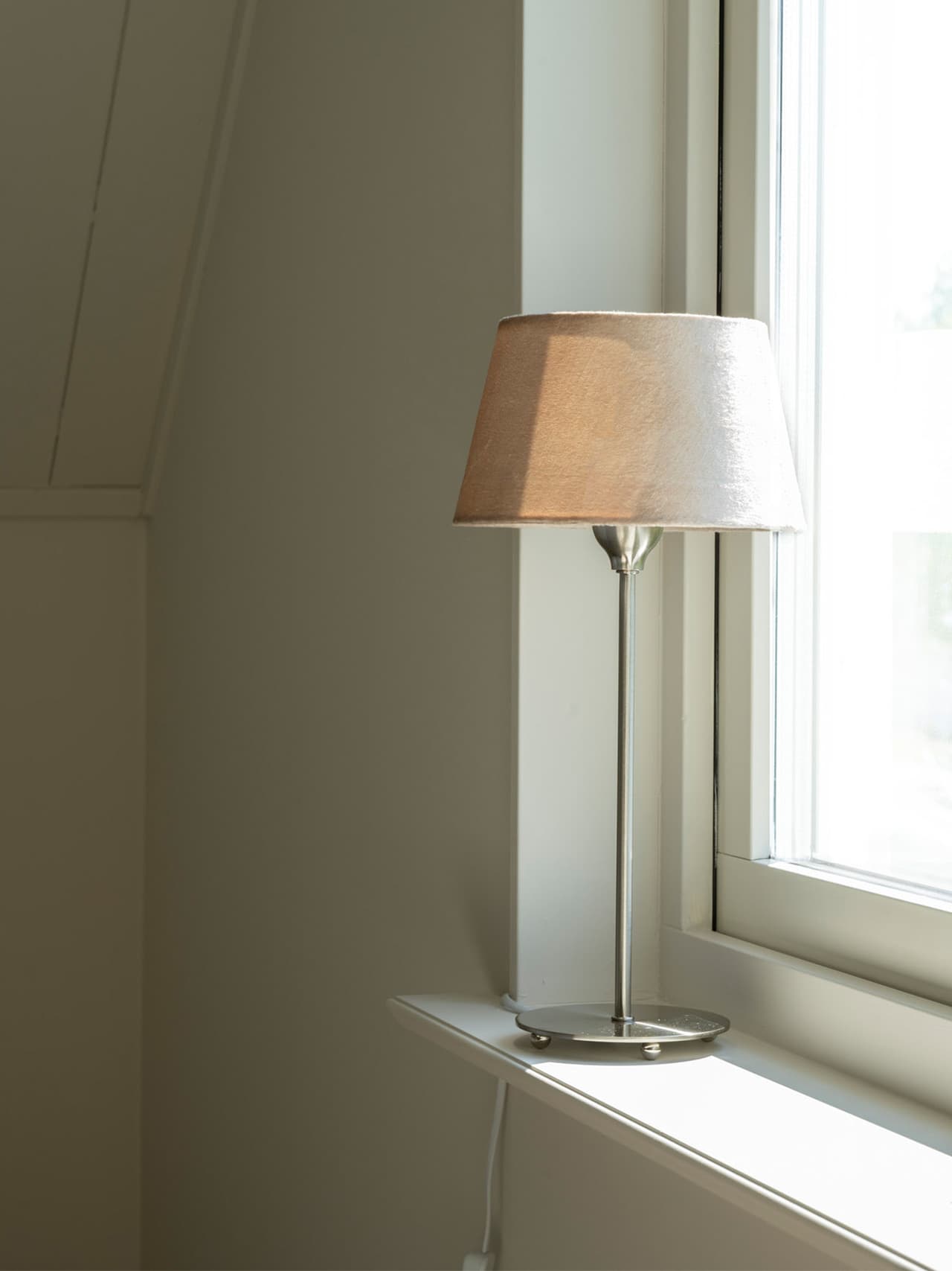 Line Lampunjalka Matt Chrome 45cm