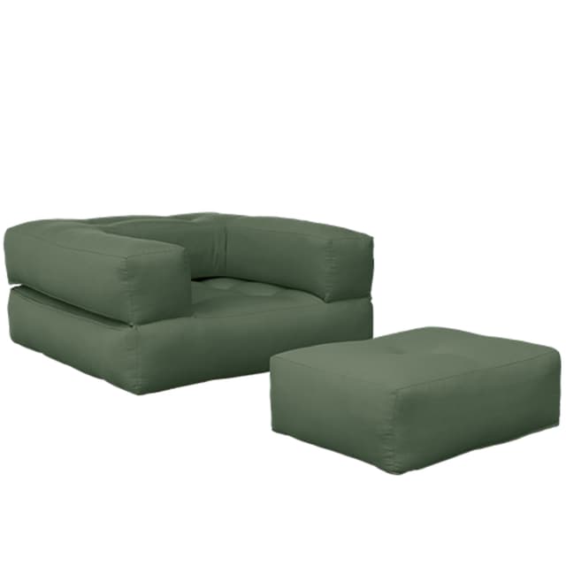 Cube Nojatuoli Oliivinvihreä