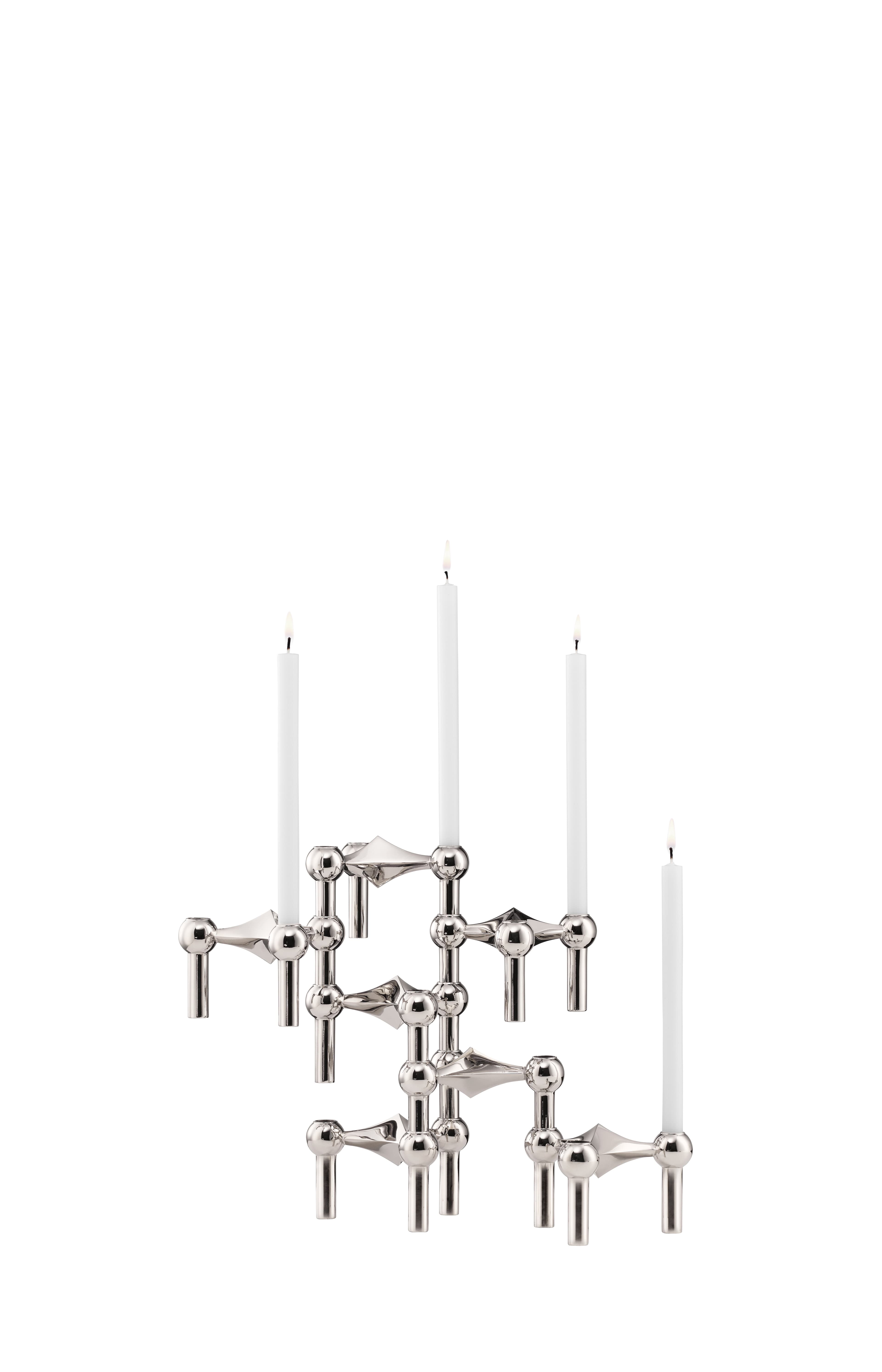 STOFF Nagel Kynttilänjalka Chrome 3-pakkaus