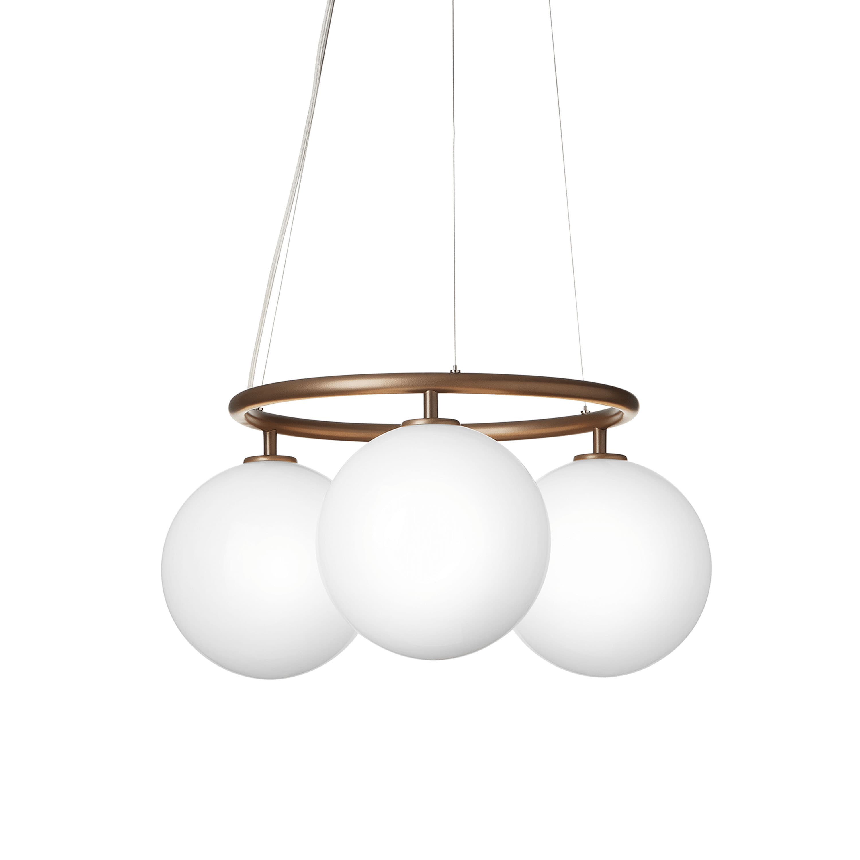 Miira 3 Circular kattovalaisin Dark Bronze/Opal