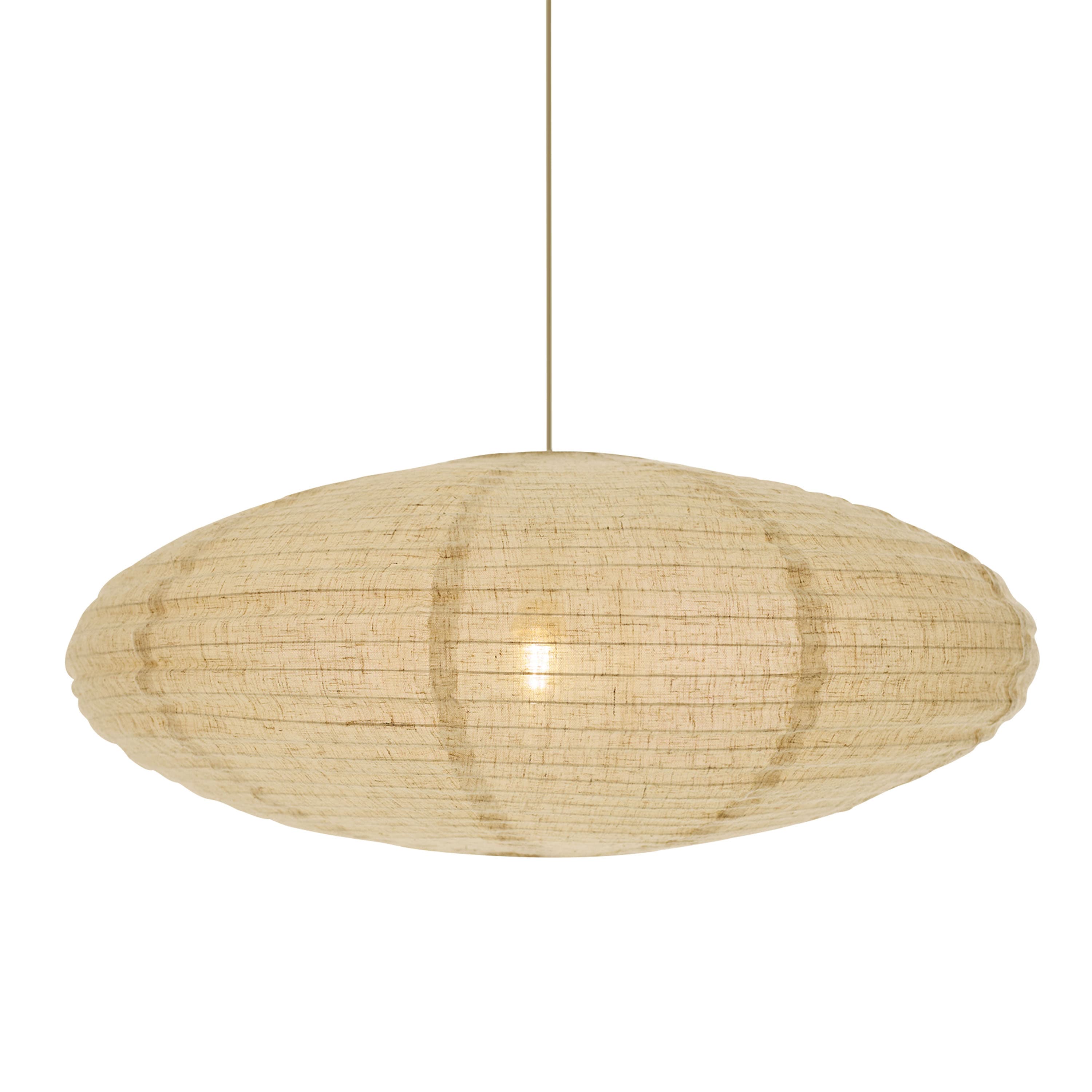 Villo Fabric Lampunvarjostin Luonnonväri Ø60