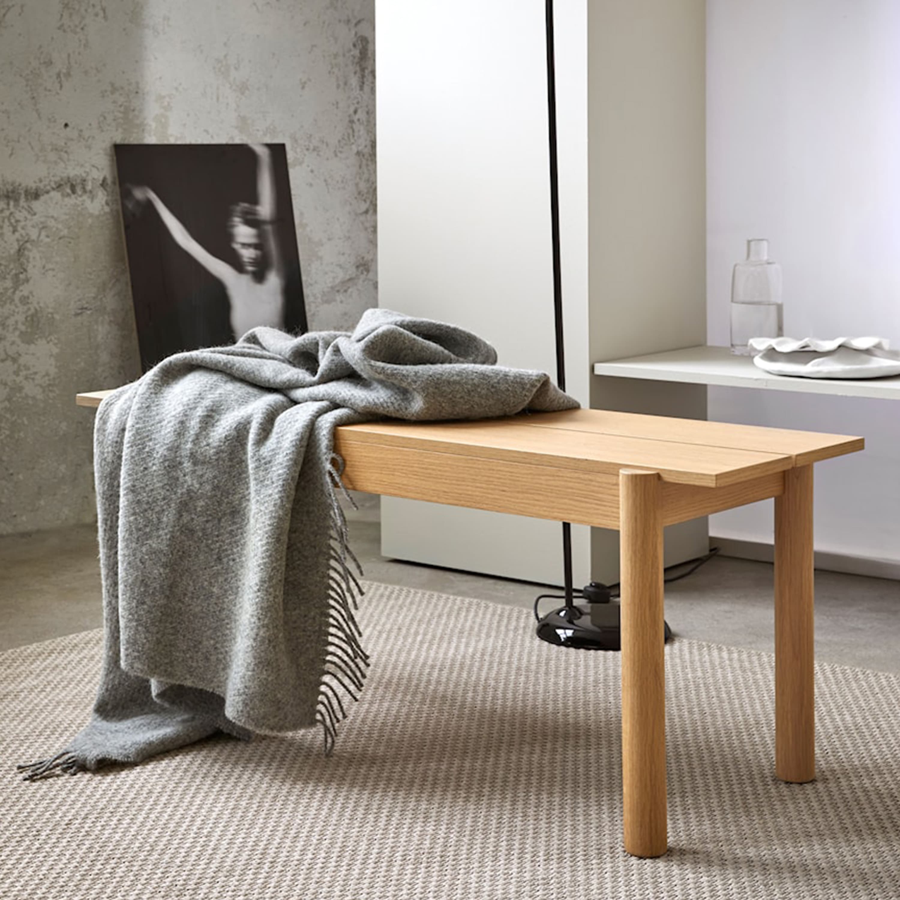 Falketind torkkupeitto luonnollinen harmaa 120x180