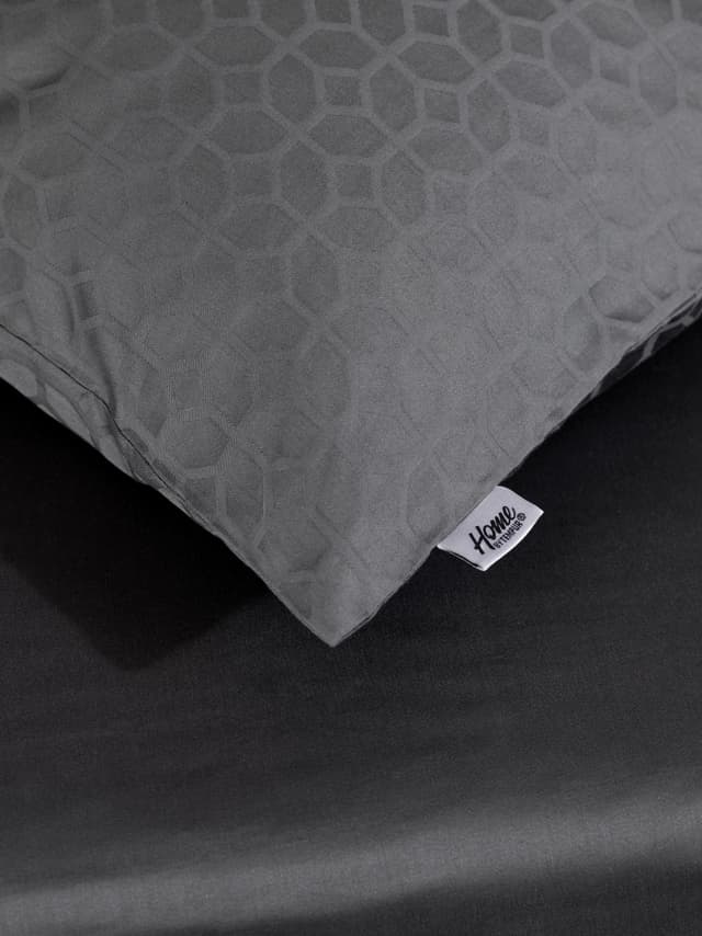 Satin Luxe Jacquard Pussilakanat Antrasiitti 225x220