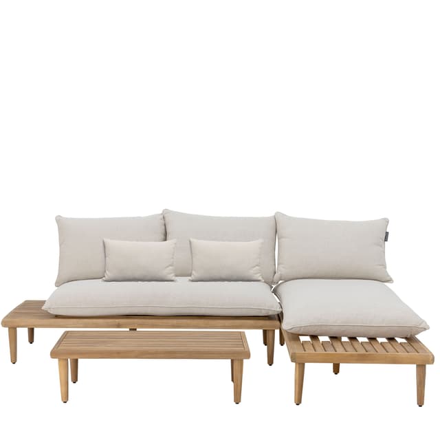 Cesano Lounge-setti Nature sis. pöydän