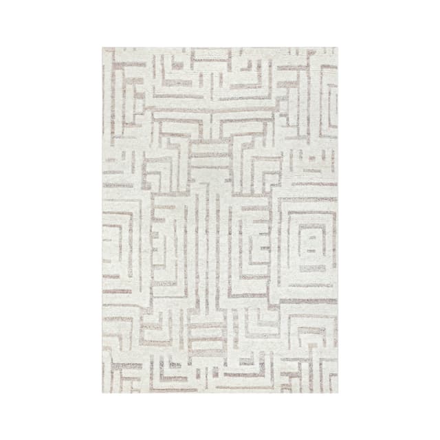 Viby villamatto ivory/brown 200x300