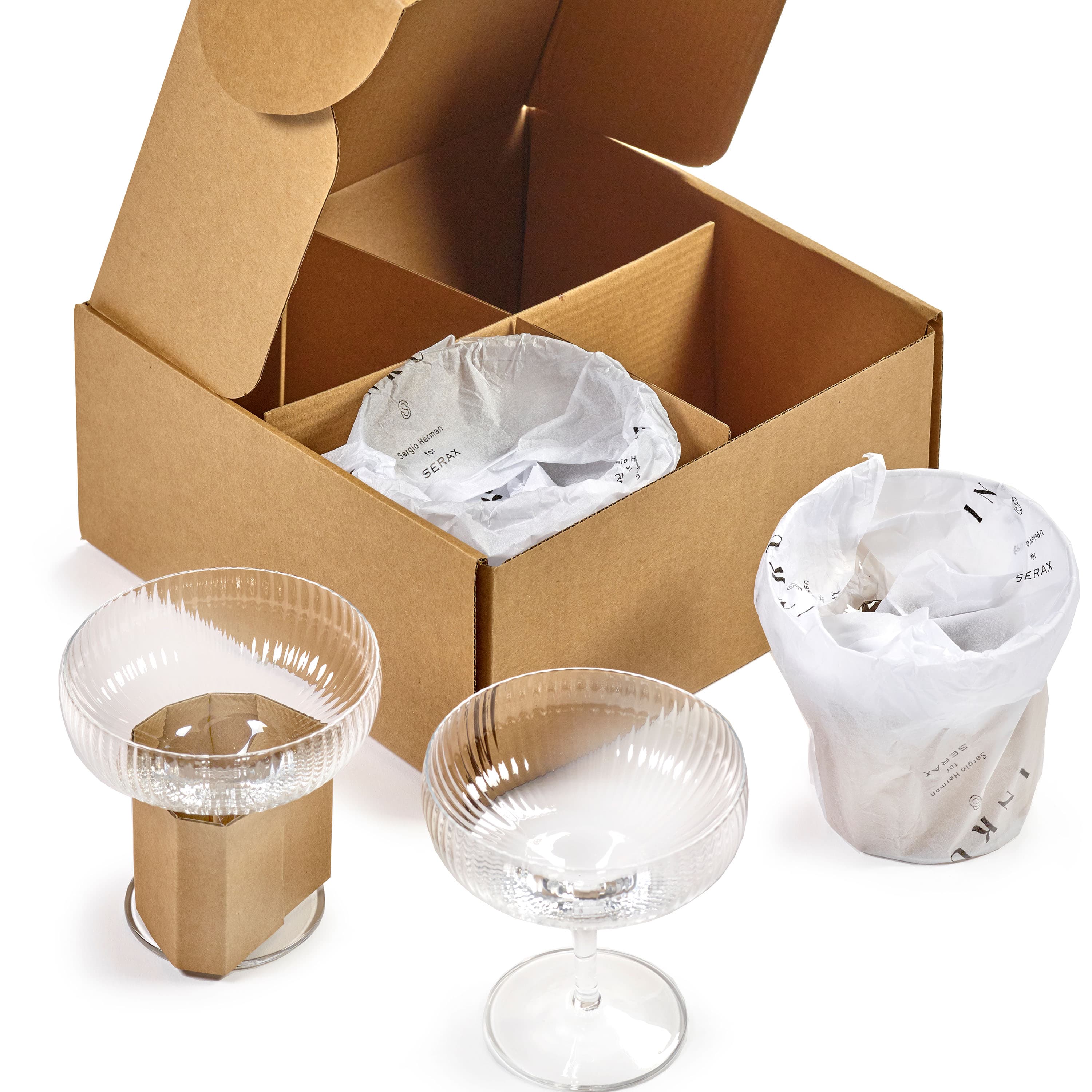Inku Coupelasi Transparent 4-pakkaus