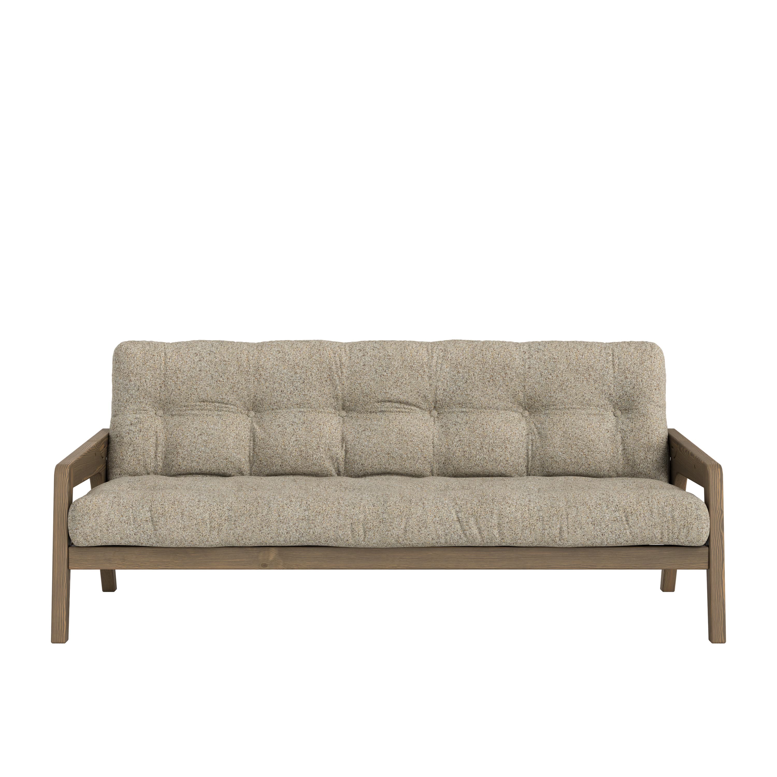 Grab Vuodesohva Carob Brown Lacquered/Warm Sand 204cm