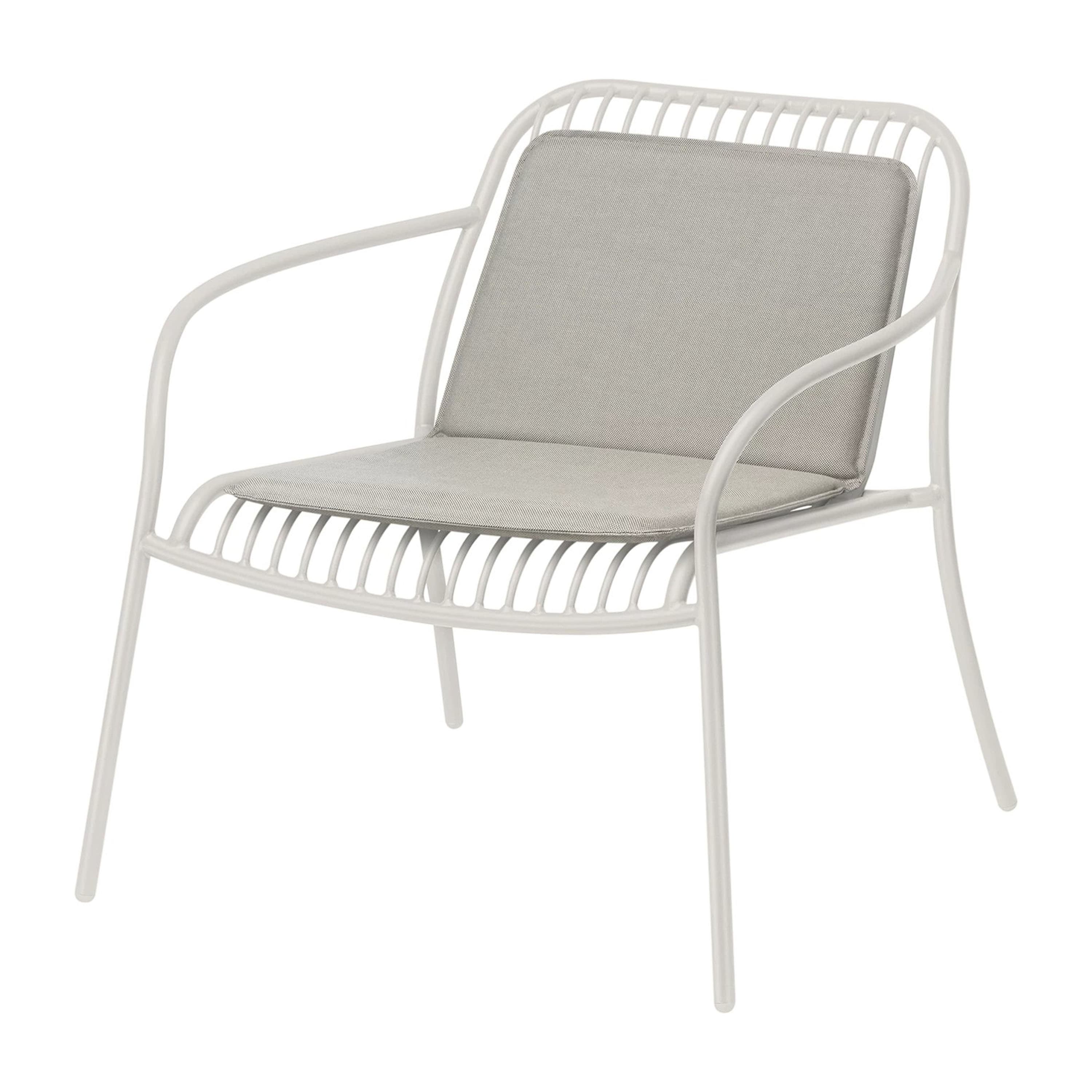 Yua Tyyny Loungestuoliin Melange Gray 46x75