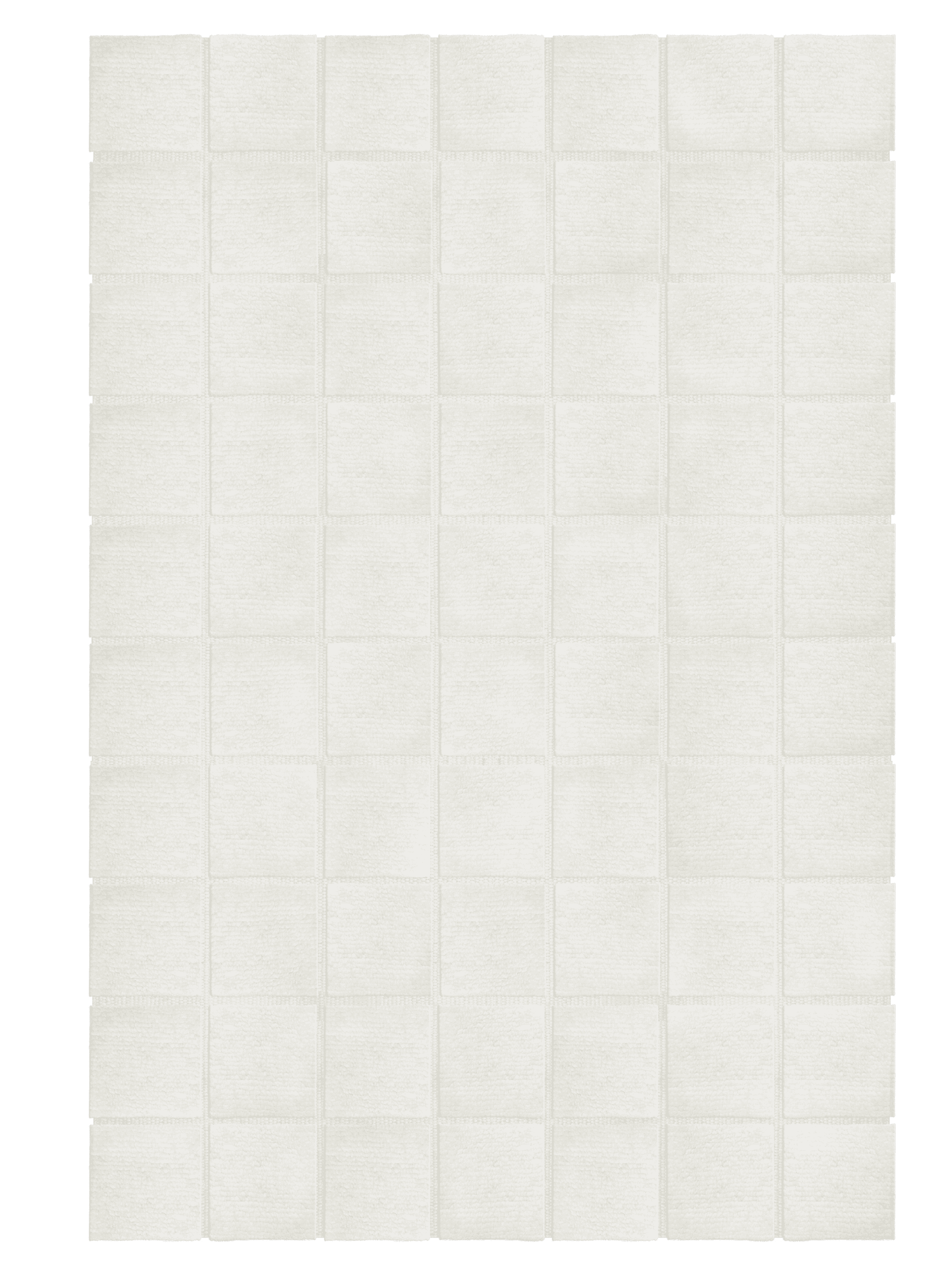 Piet Checked villamatto bone white 180x270