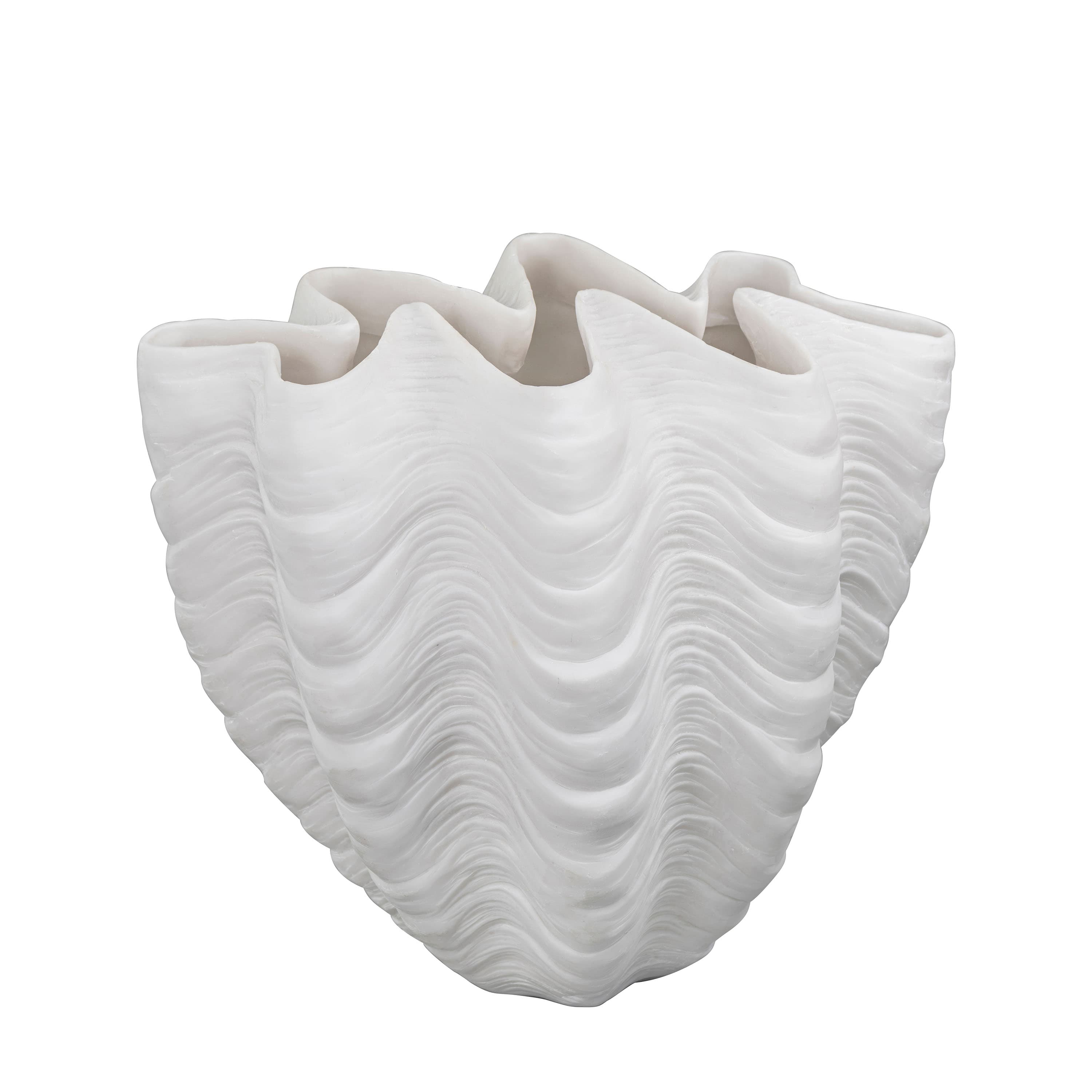 Shell maljakko offwhite large