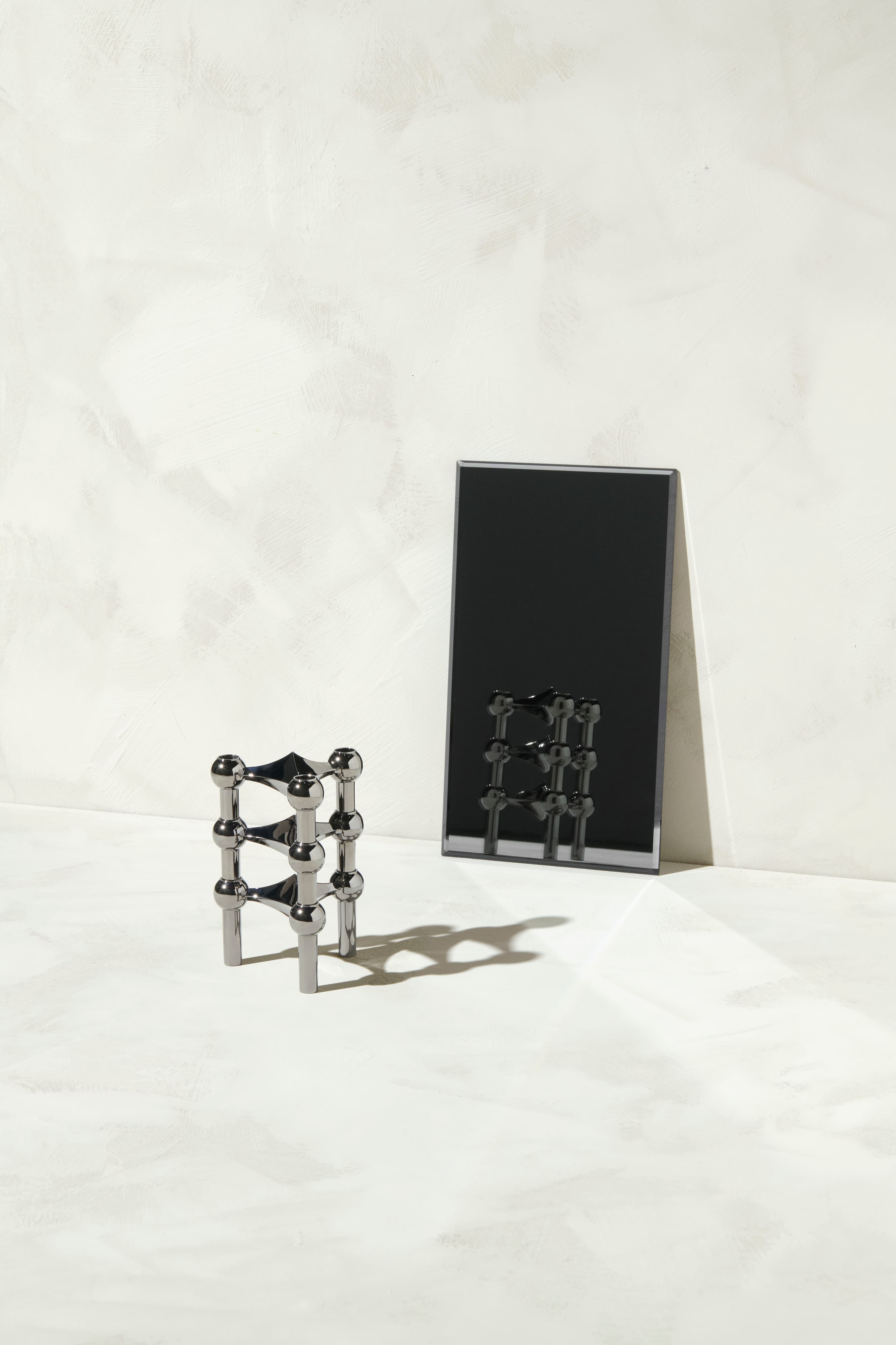 STOFF Nagel Kynttilänjalka Black Chrome 3-pakkaus