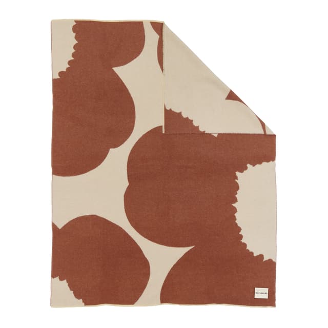 Iso Unikko Huopa Off White/Chestnut 130x170