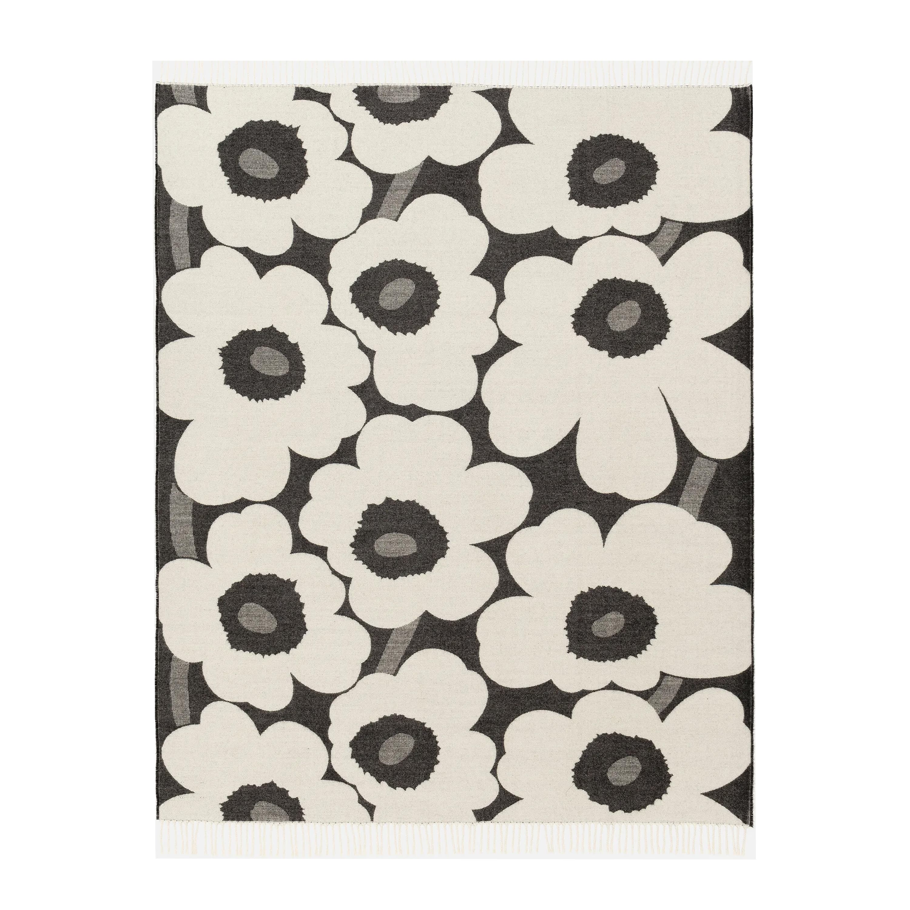 Unikko Huopa Musta 130x180