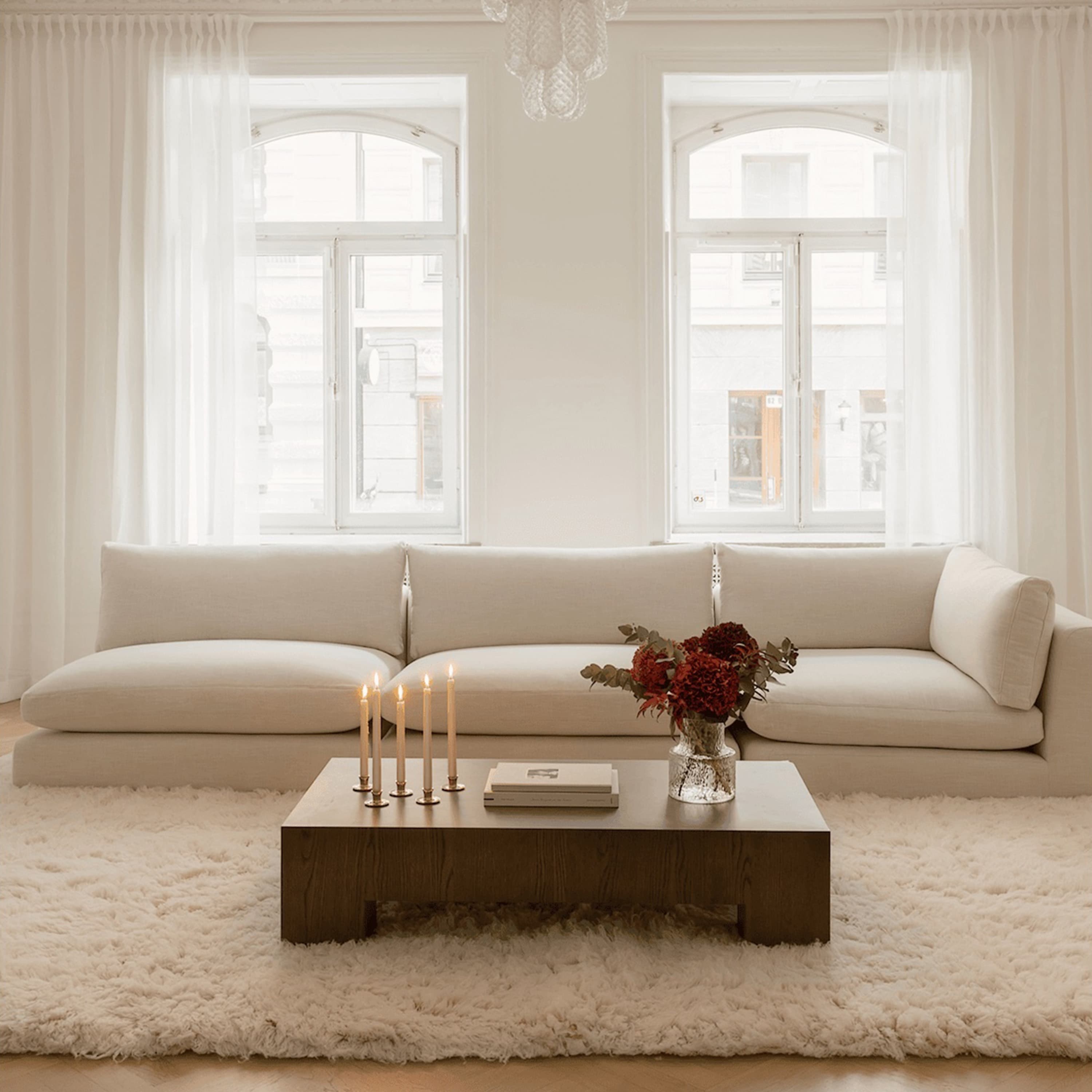 Capri kulmamoduuli Beige 120x120