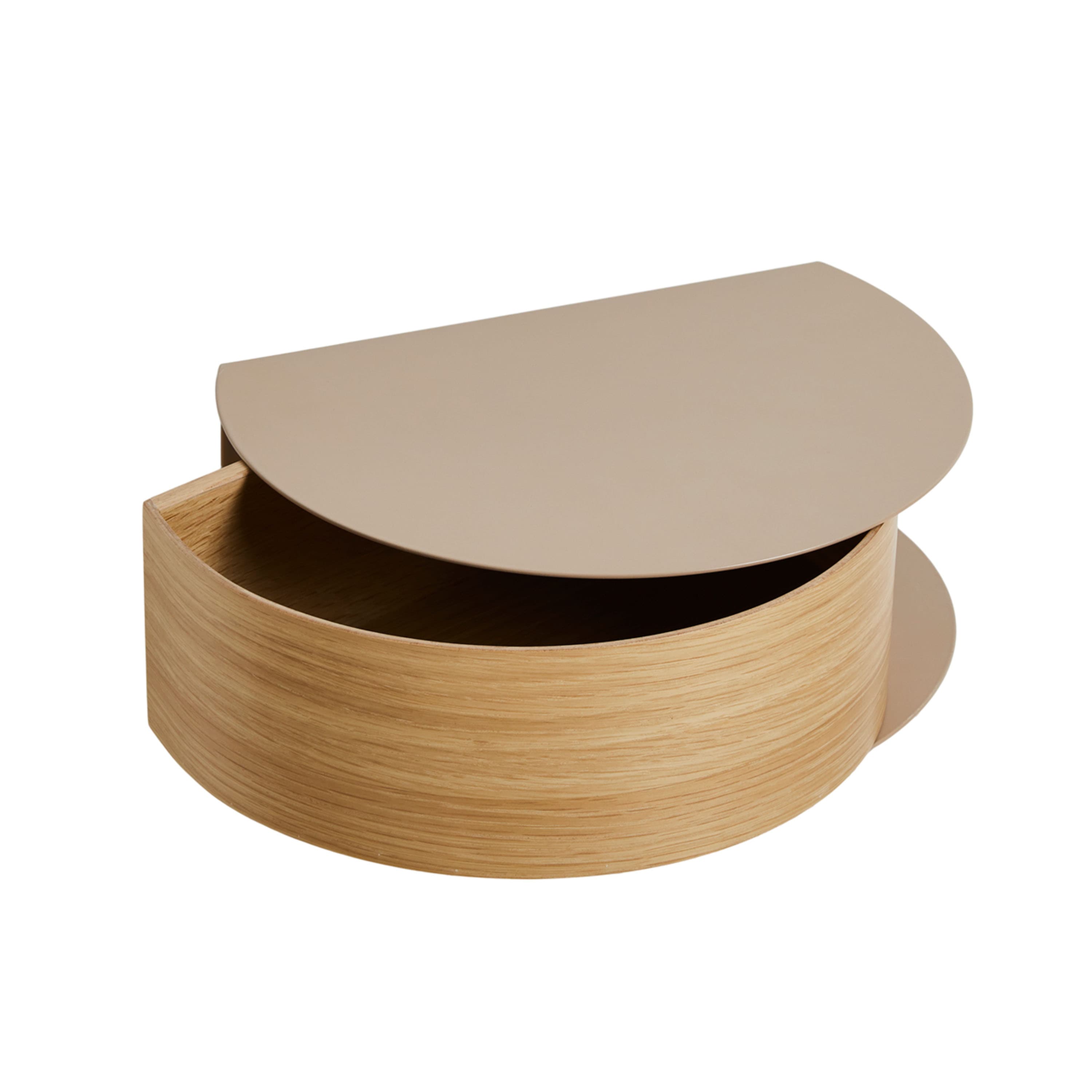 Wallie seinähylly tammi/harmaanbeige