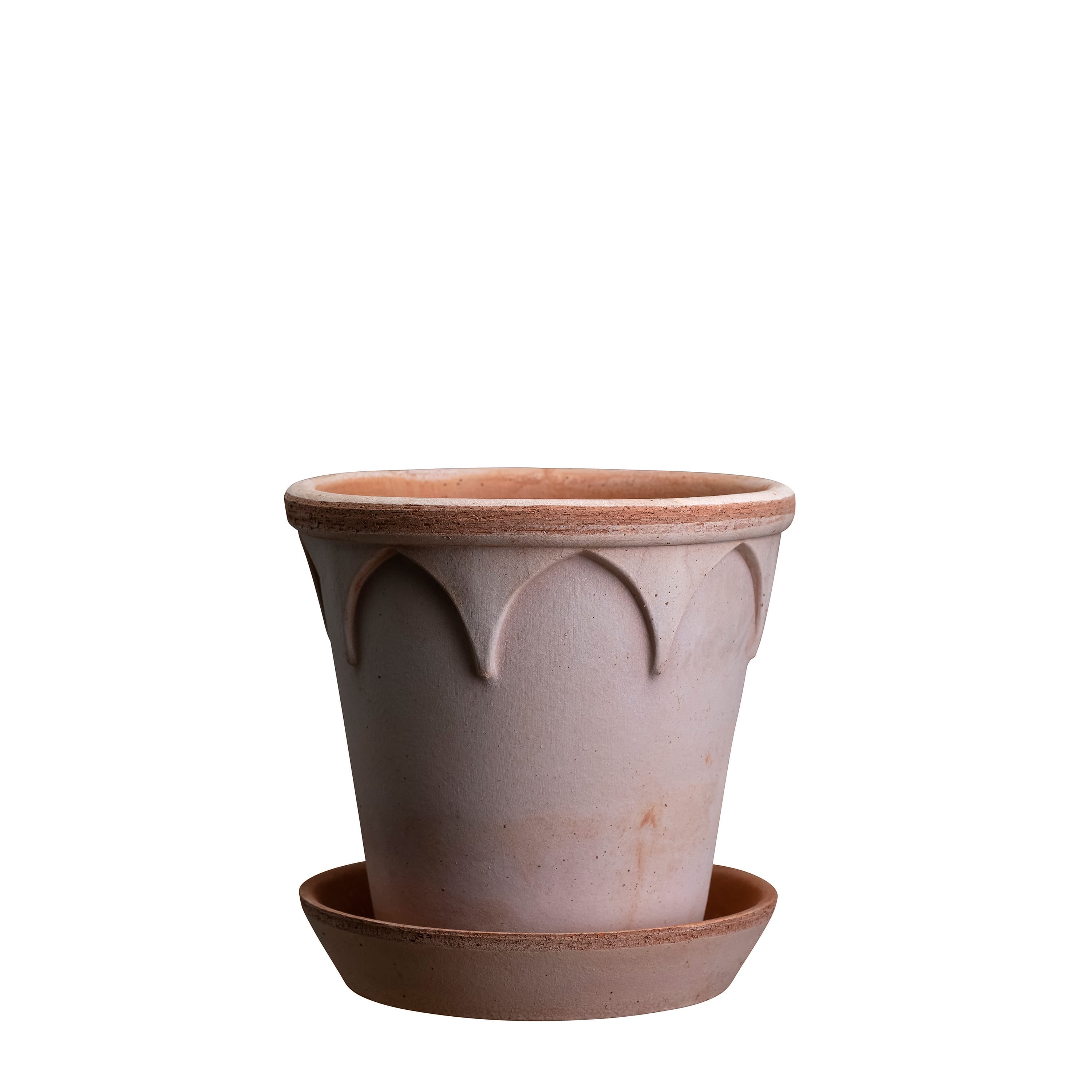 Elizabeth-ruukku lautasella Raw Pink Terracotta Ø16