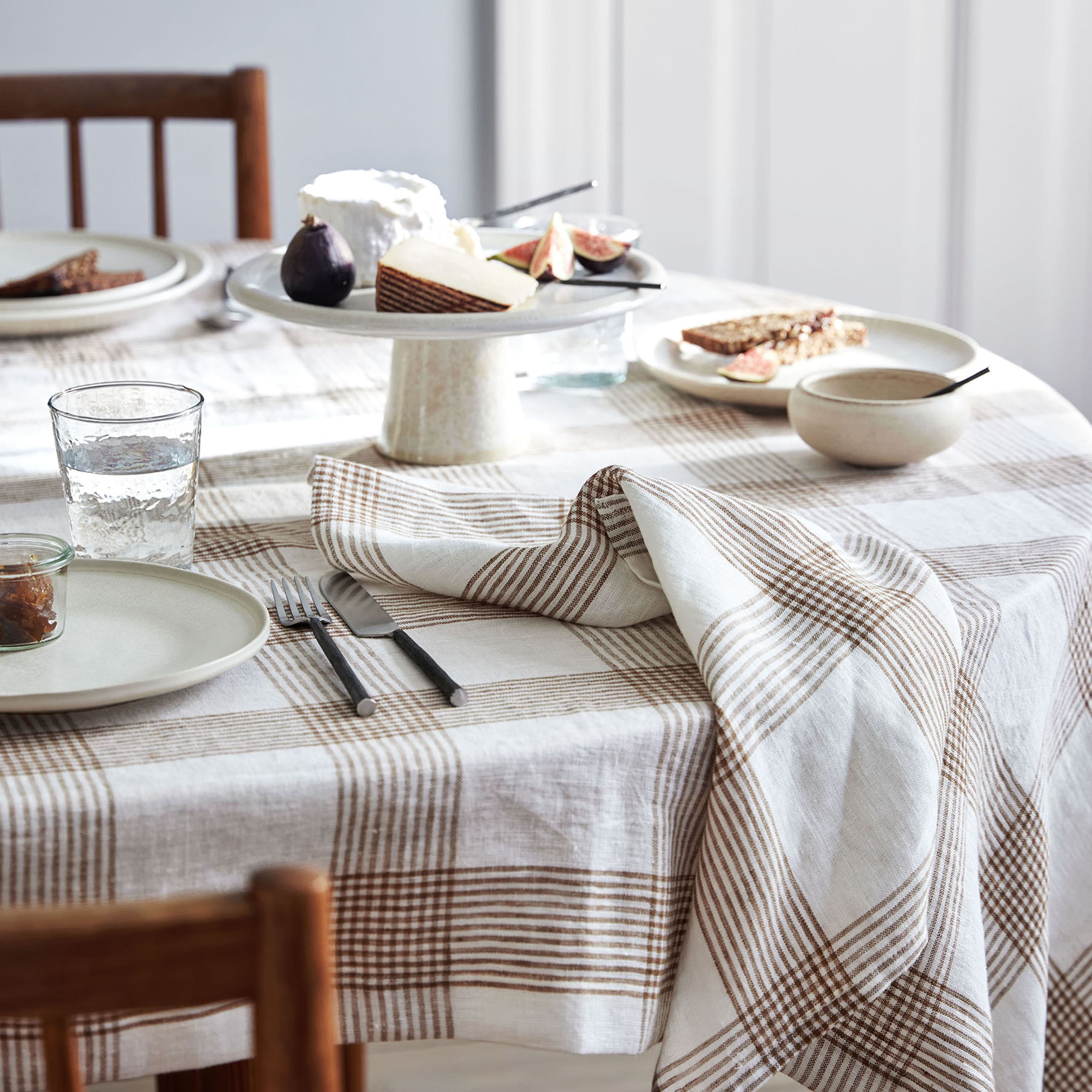 Odette Servetit Brun 45x45 cm 4 kpl