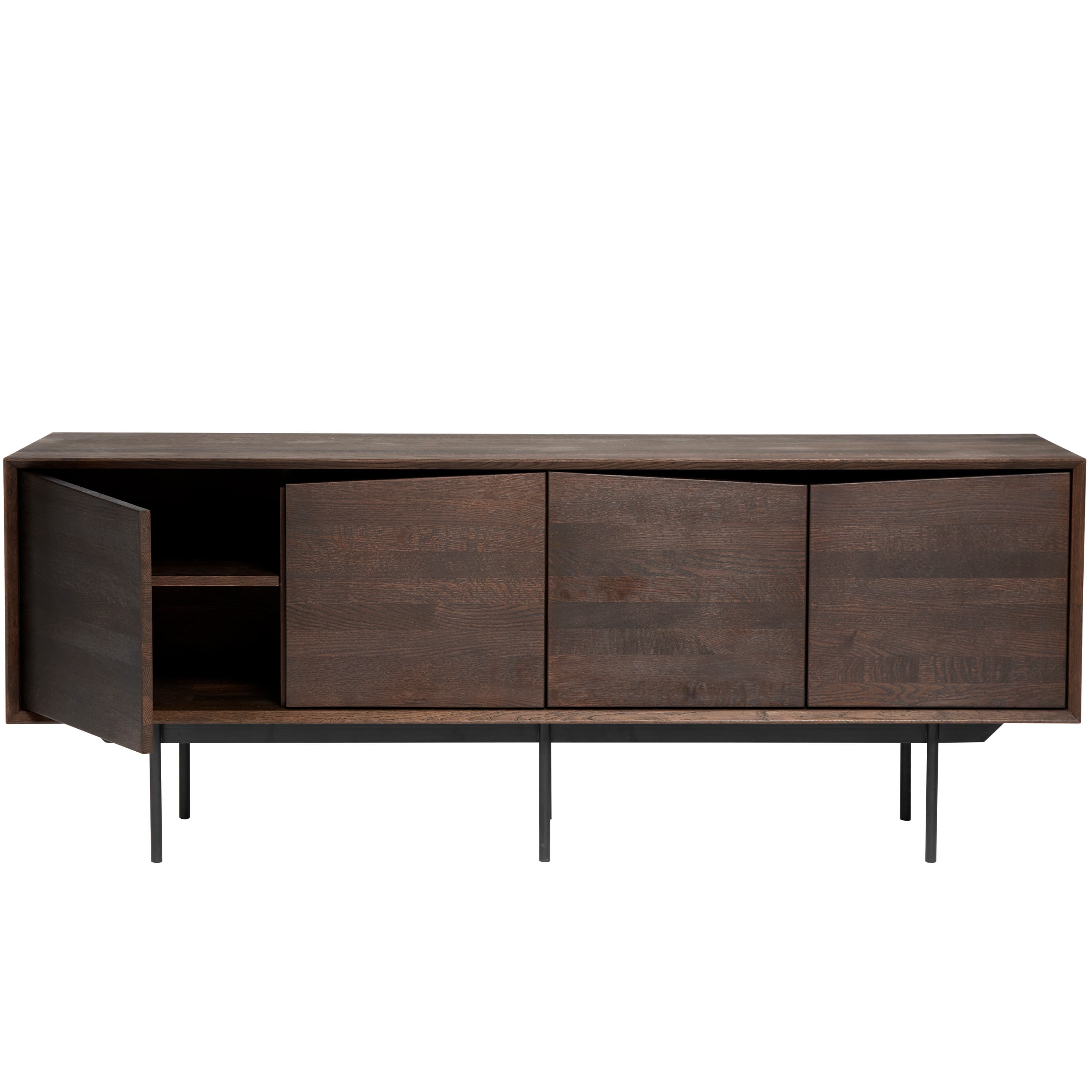 Wing 4 ovea Sivupöytä Smoked Oak 185x72