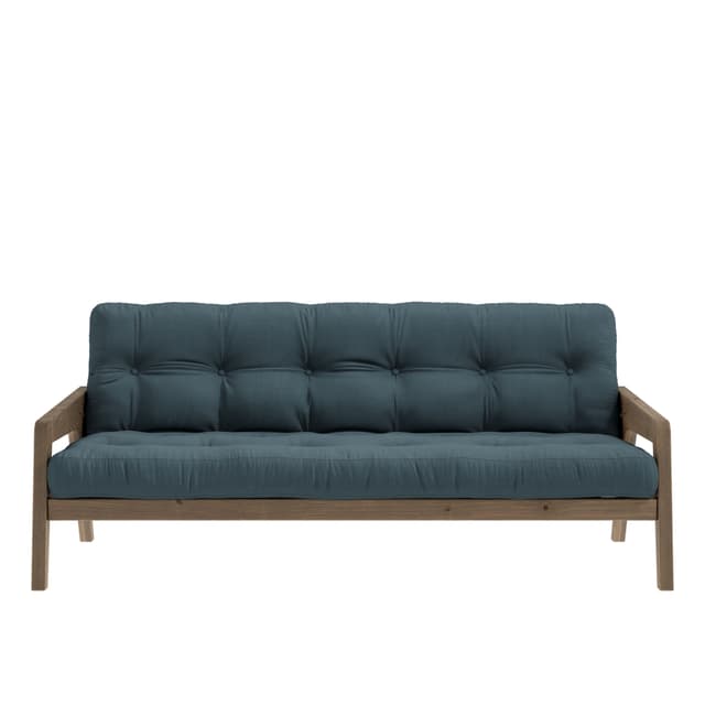 Grab Vuodesohva Ruskea/Petrol Sininen Vuodesohva 204 cm