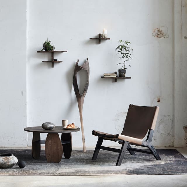 Pamu Seinä­hylly Dark Oil Oak Small