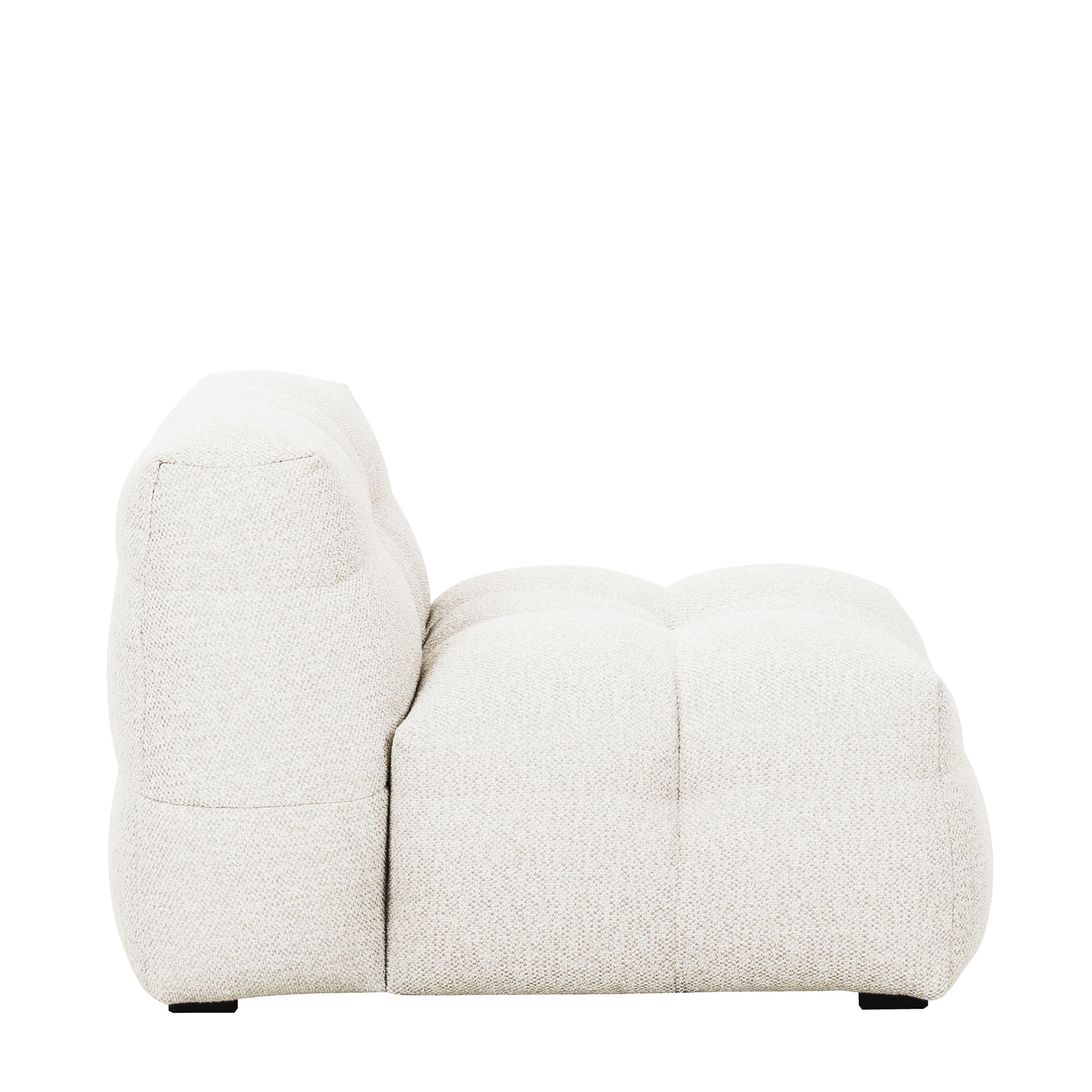 Billie Loungetuoli Ivory Bouclé 89cm