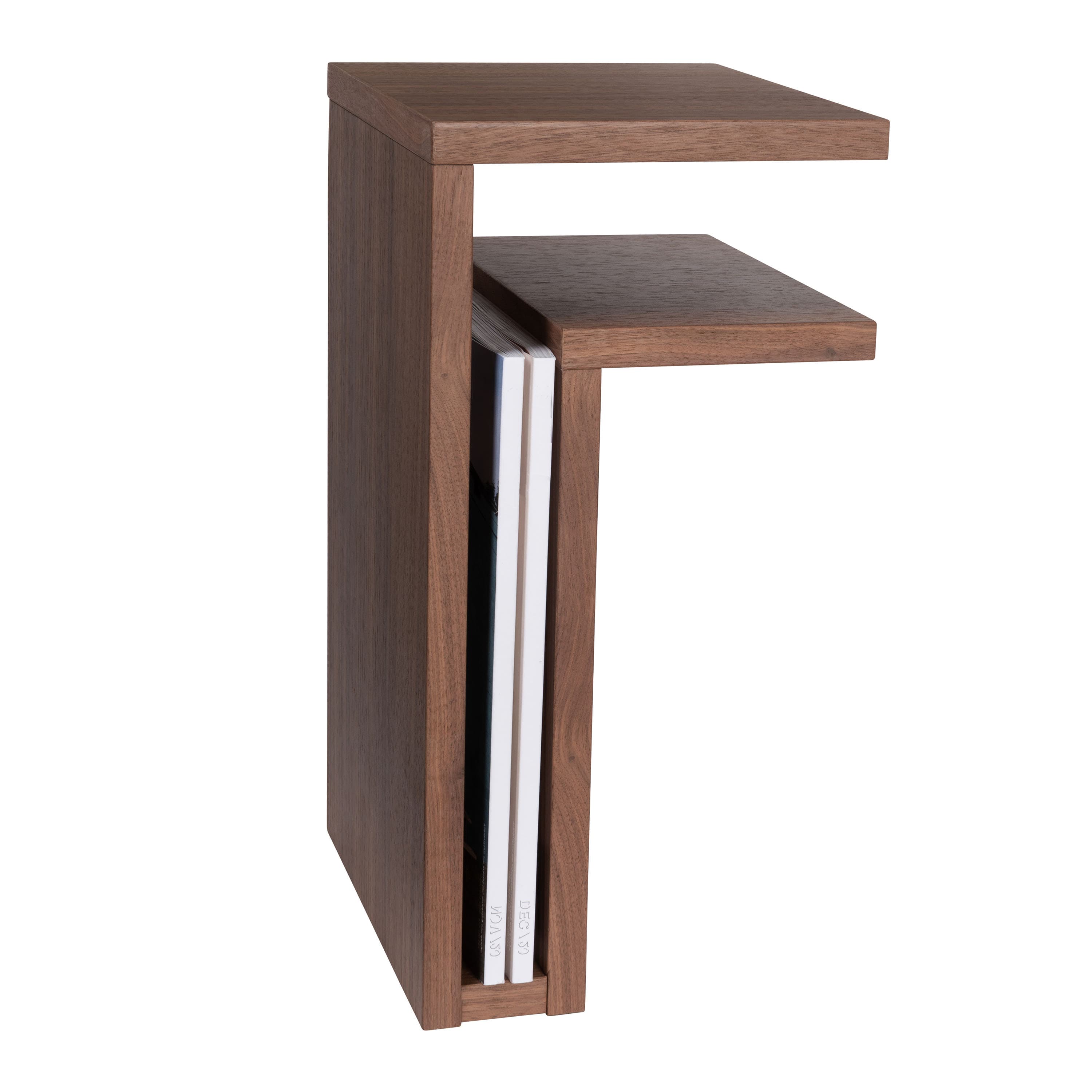 F-Shelf Right Yöpöytä Pähkinä