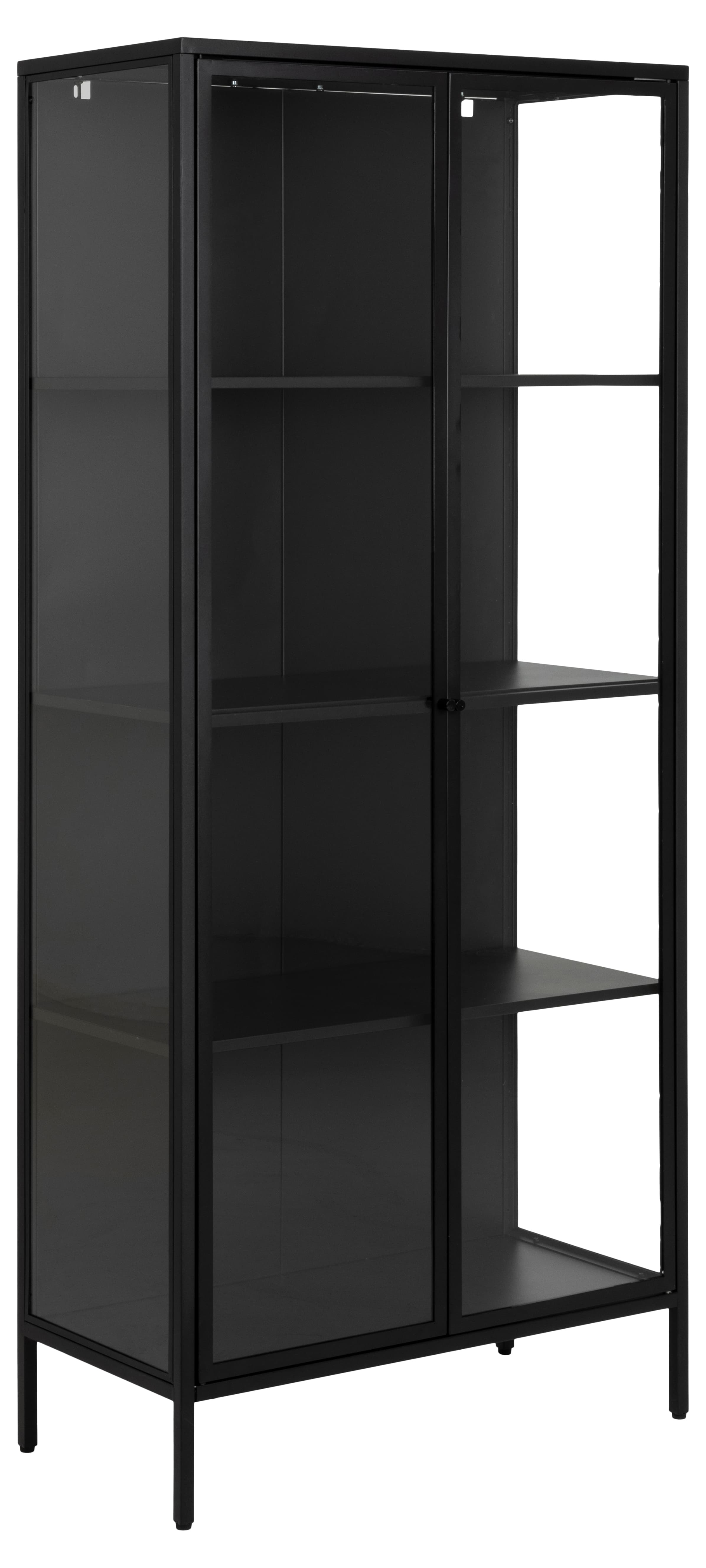 Neah Vitriinikaappi Black 180 cm