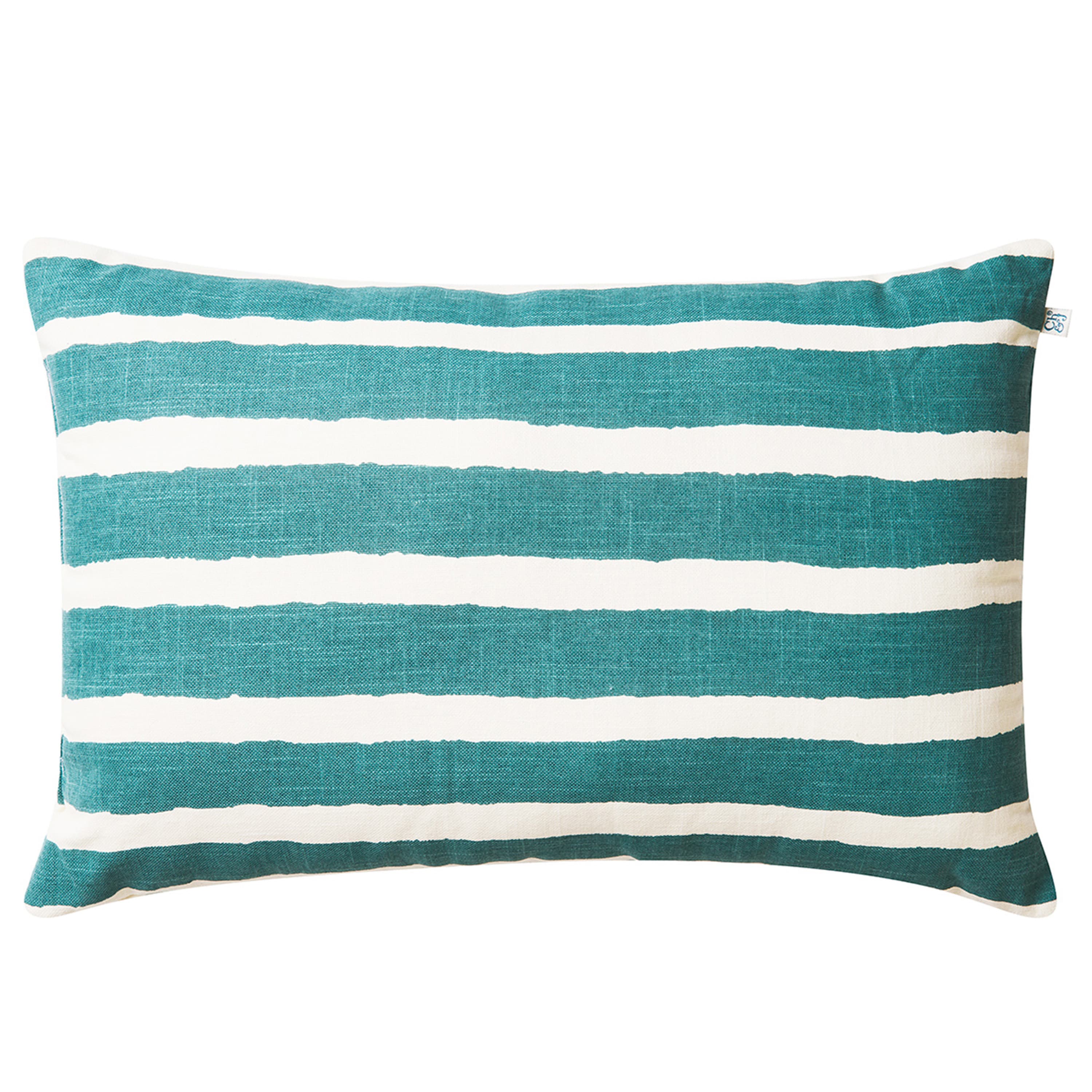 Block Stripe Outdoor Koristetyyny Heaven Blue/Offwhite 40x60