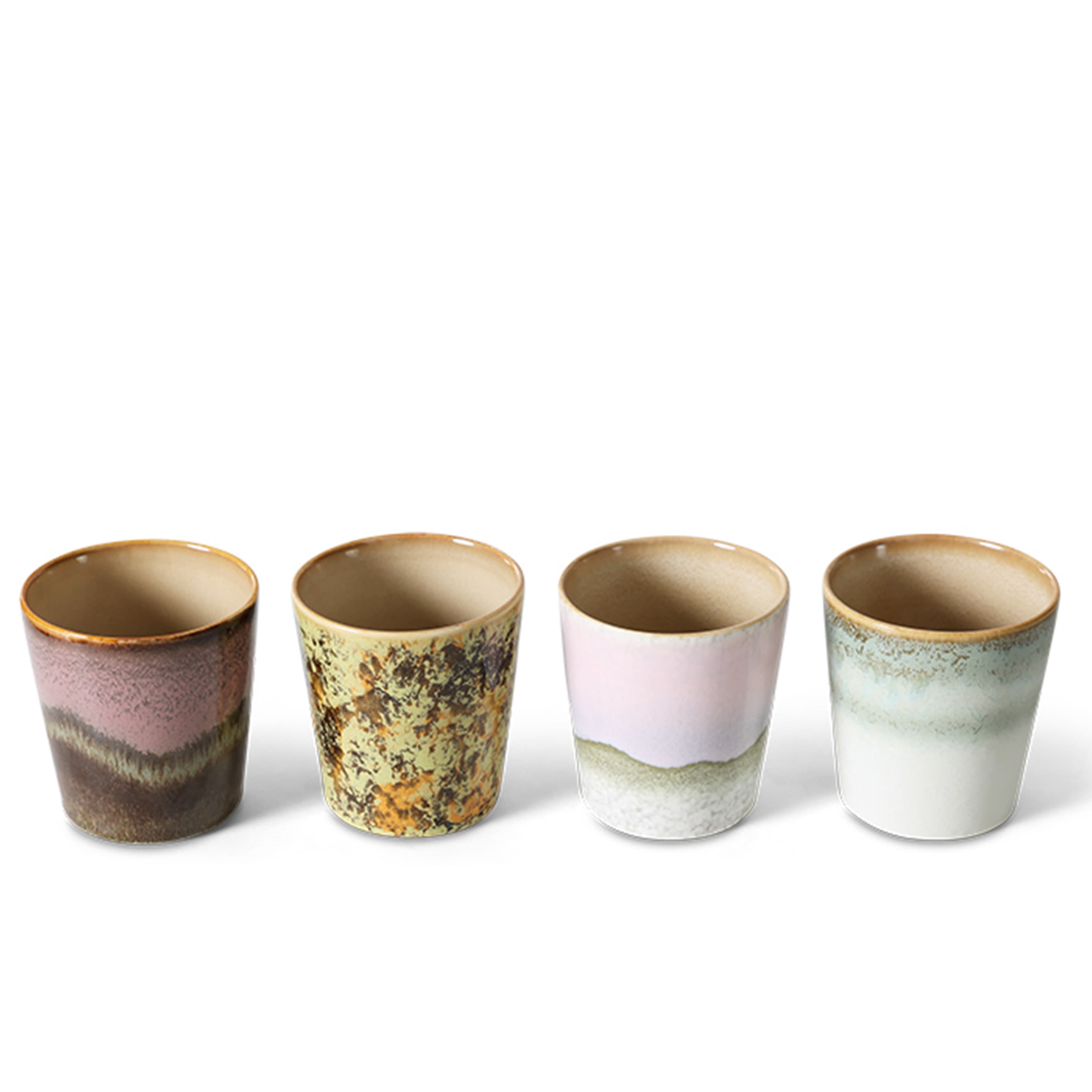 70s Ceramics Kahvikuppi Serendipity 4-pack