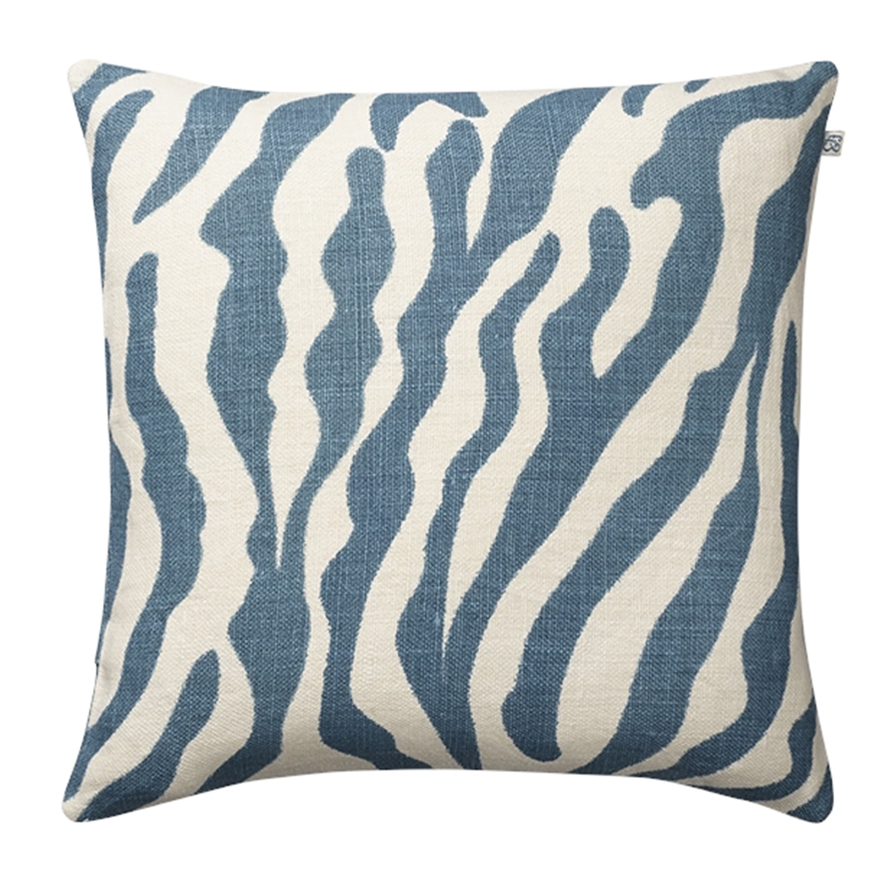 Zebra Pellava Tyynynpäällinen Taivaansininen 50x50
