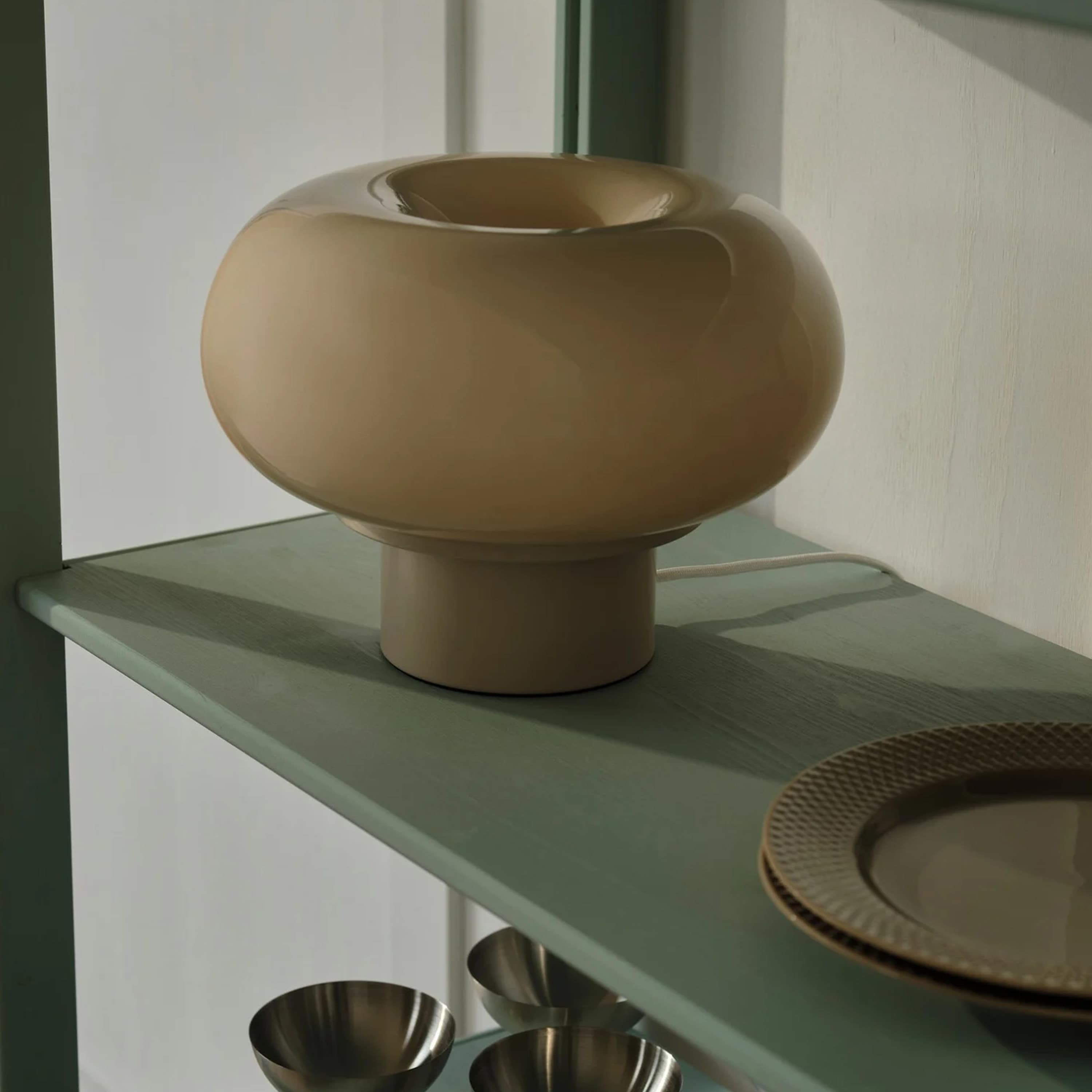Malti Pöytävalaisin Beige 21cm