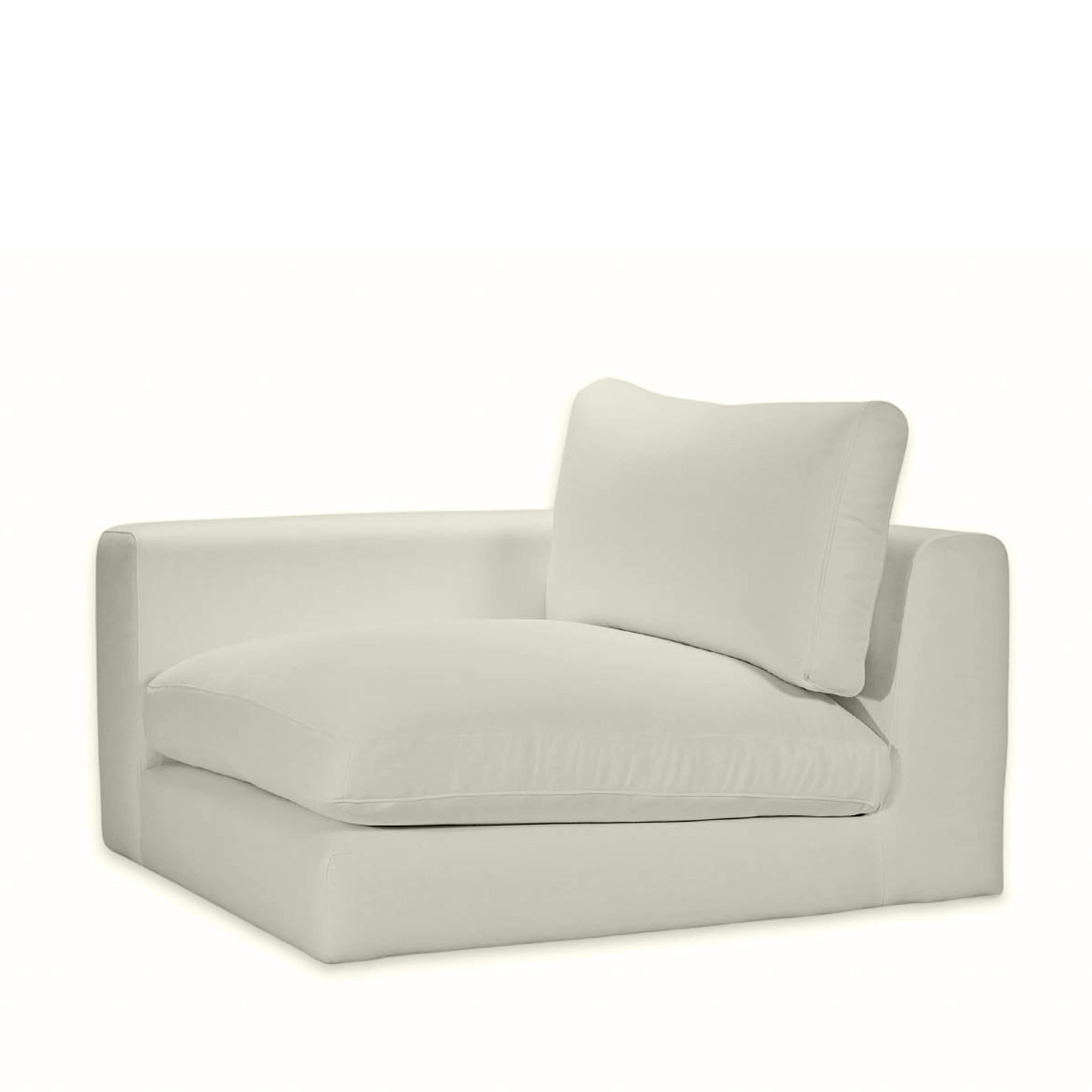 Capri 1-istuttava sohvamoduuli vasen käsinoja, beige 107cm