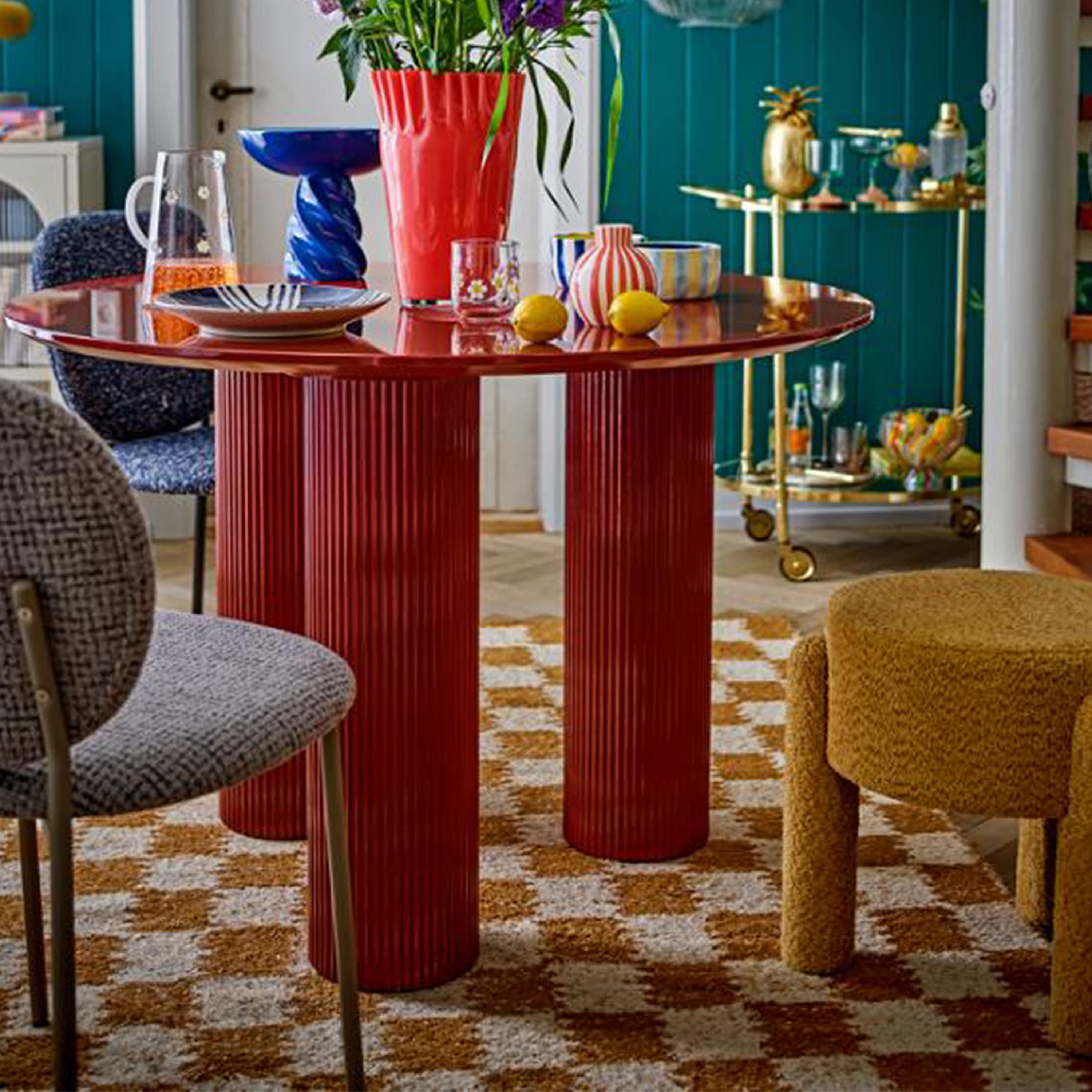 Della Ruokapöytä Red 110cm
