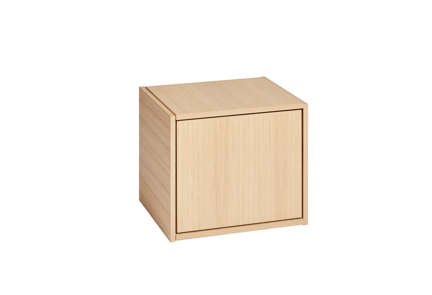 Bricks Cube right kaappi white oak 36x36