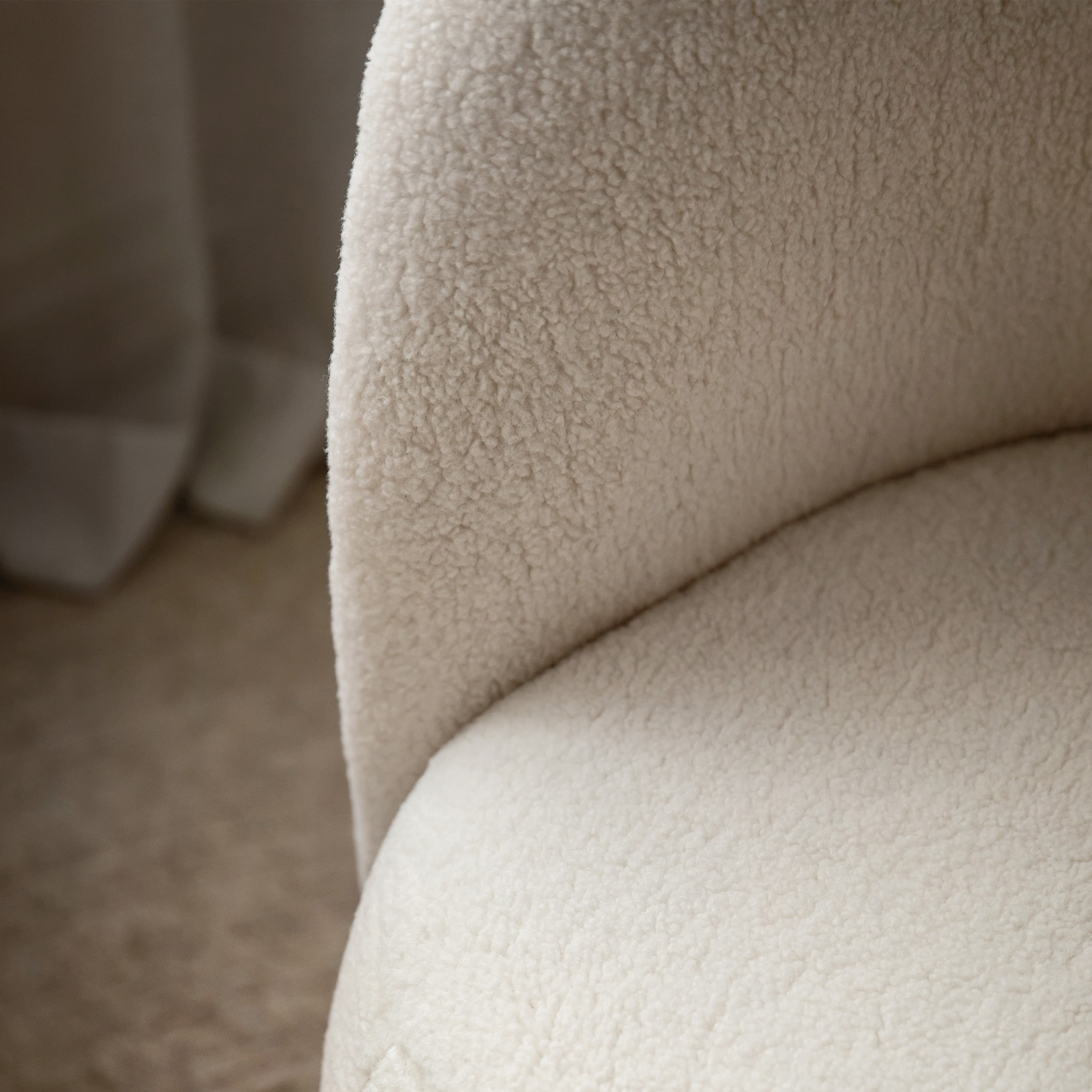 Lollo Nojatuoli Creme Teddy