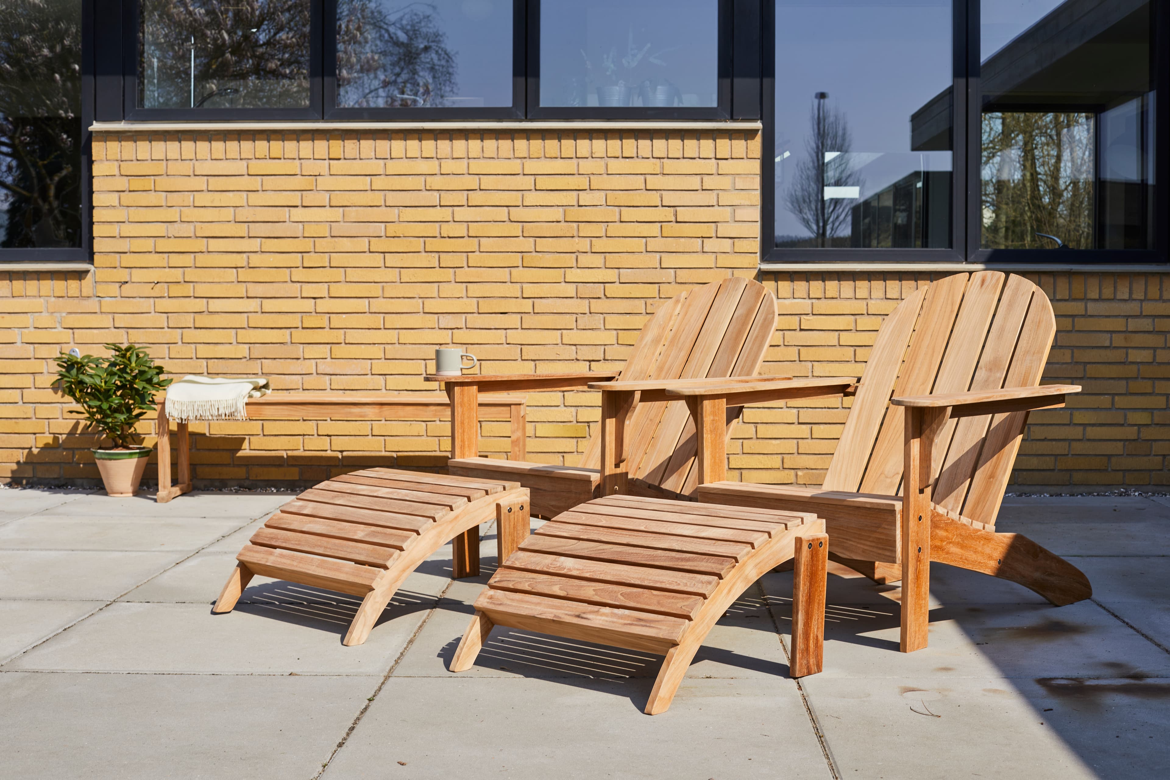 Adirondack Lepotuoli Teak