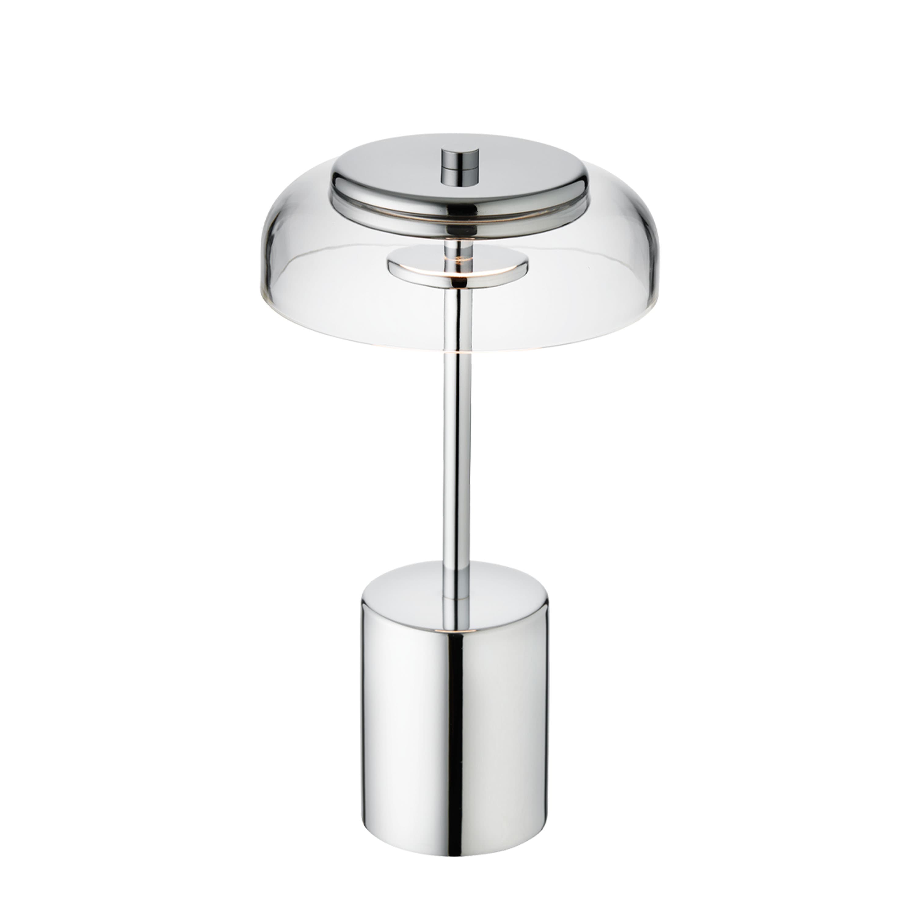 Blossi Pöytävalaisin Chrome/Clear Small