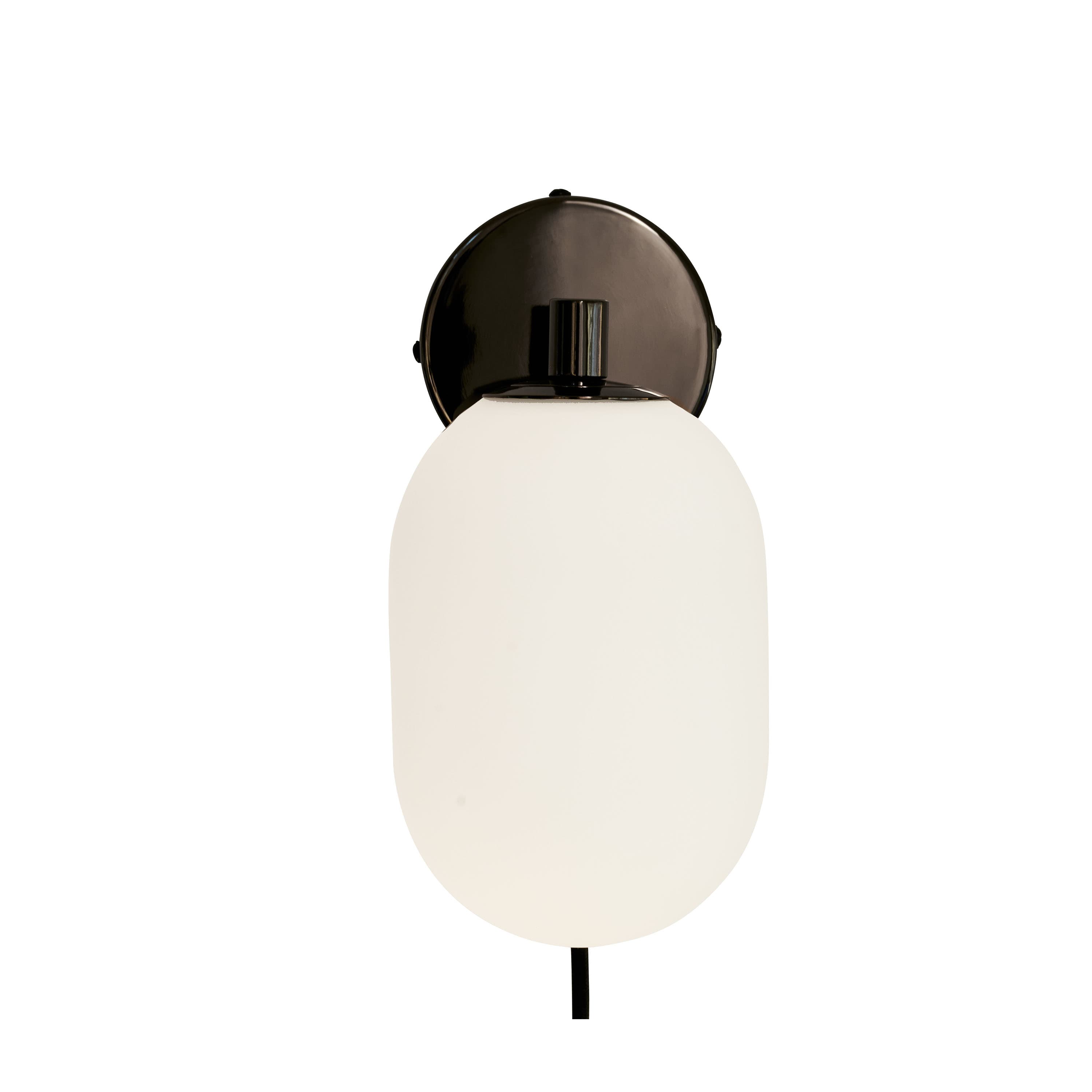Noor Seinävalaisin Opaali/Musta 24 cm