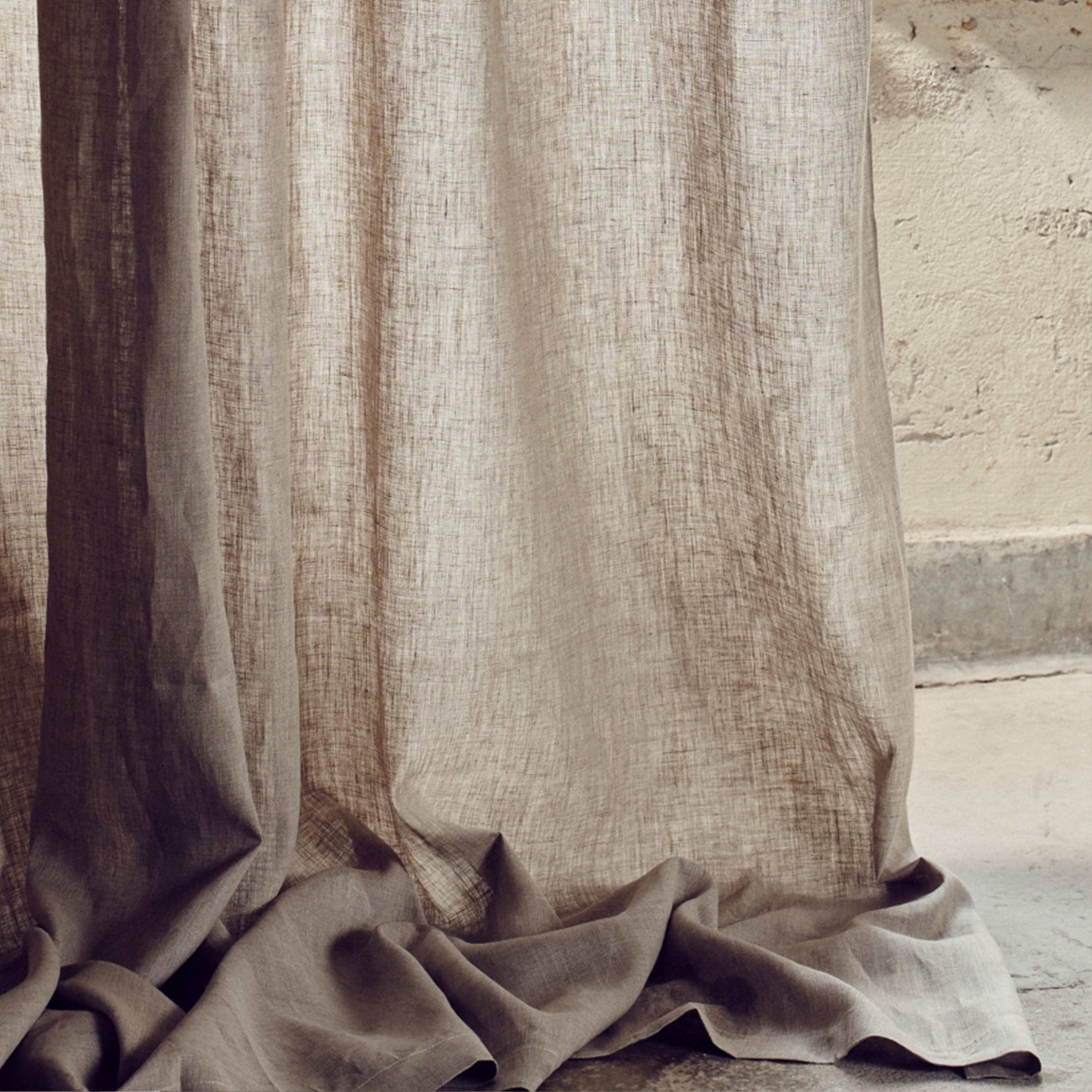 Airy Sivuverho Pellava Natural Beige 260 x 280