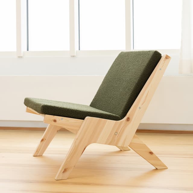 Sway Nojatuoli Luonnollinen/Evergreen