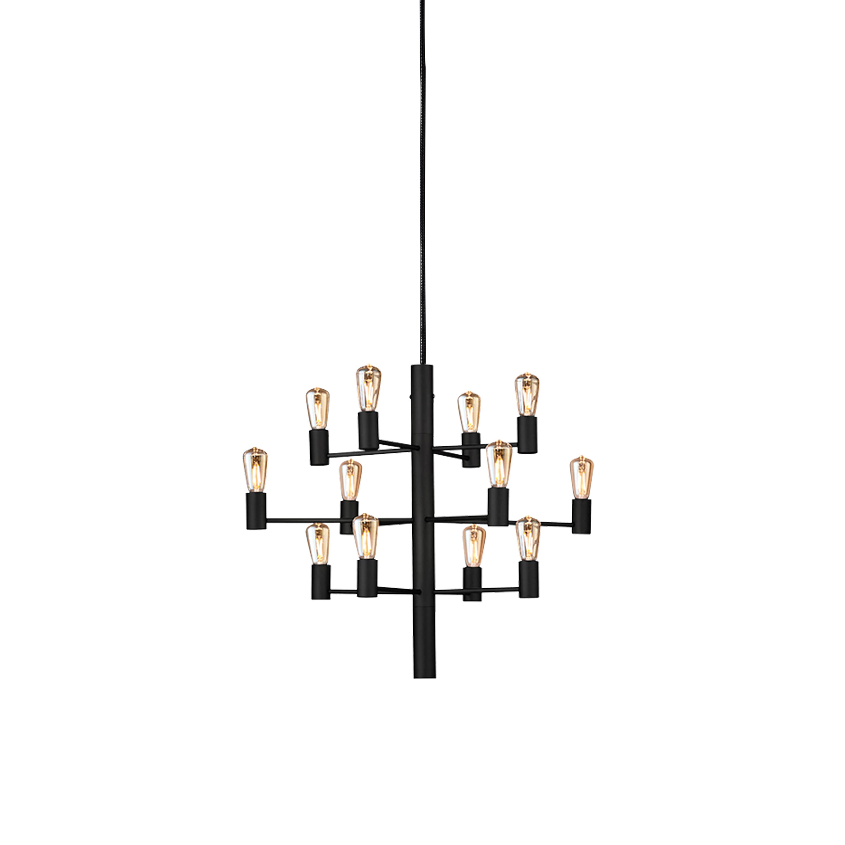 Manola 12 LED Kattovalaisin Musta