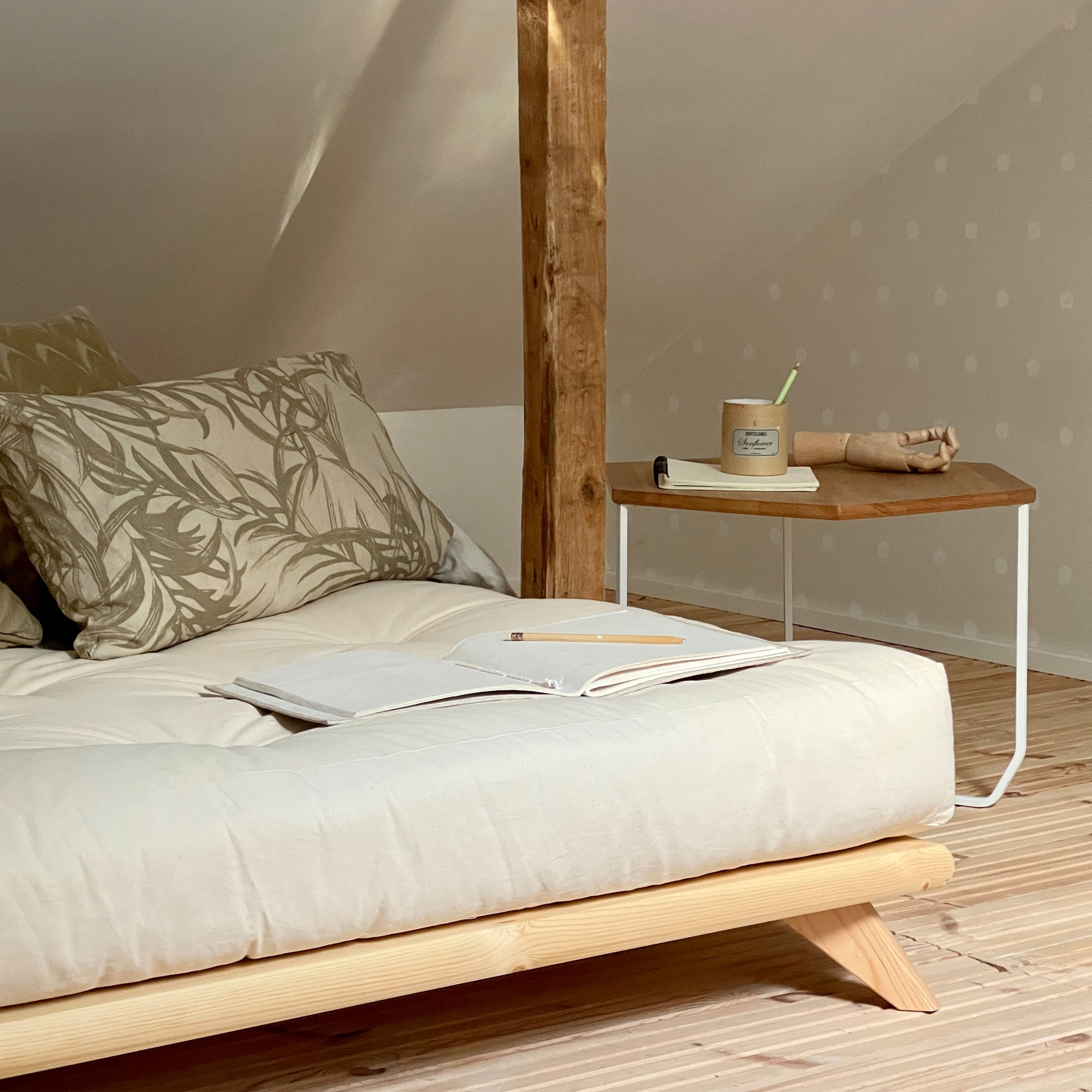 Senza Sängynrunko Luonnollinen 160 cm