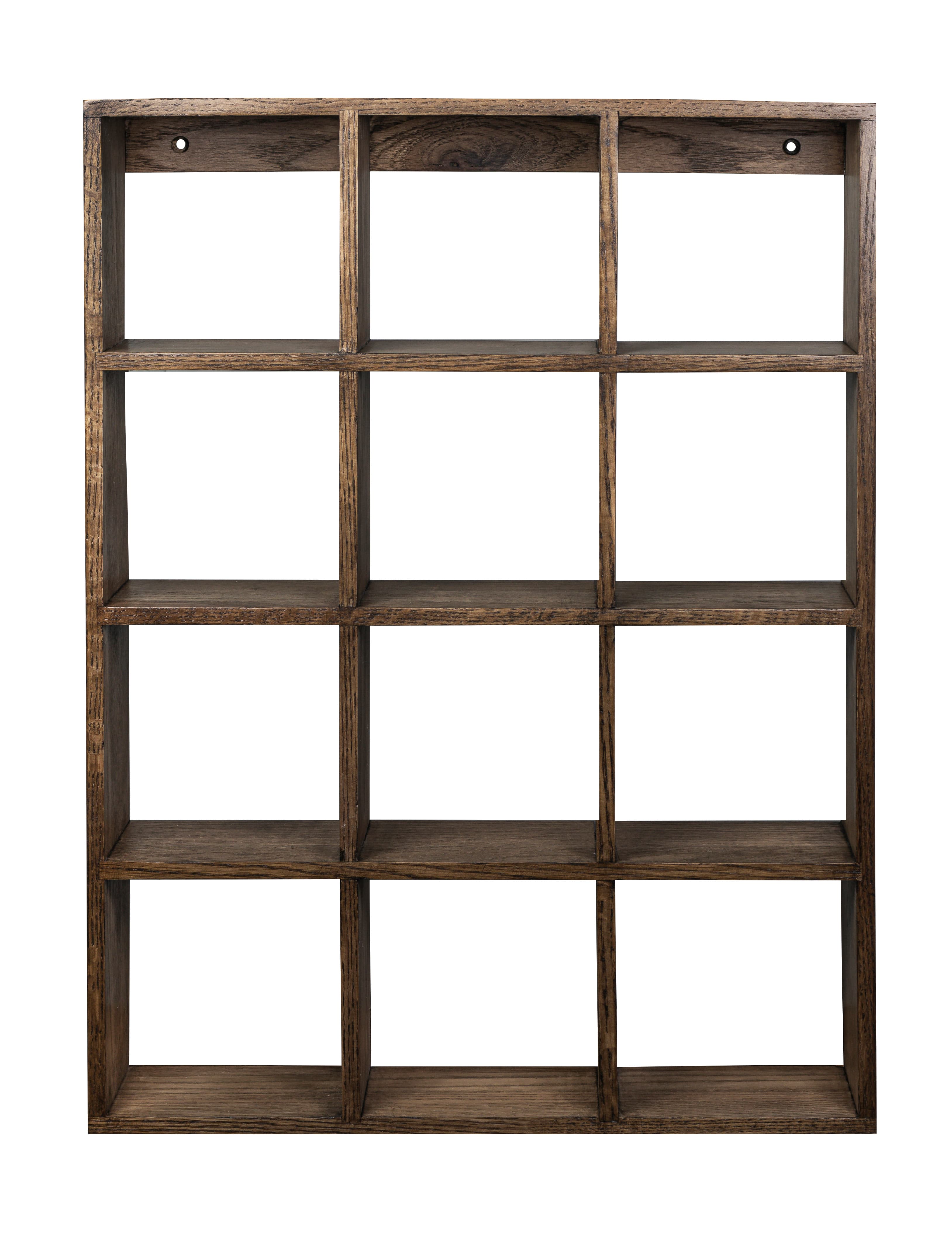 Showcase set box hylly tammi dark oiled 53 cm