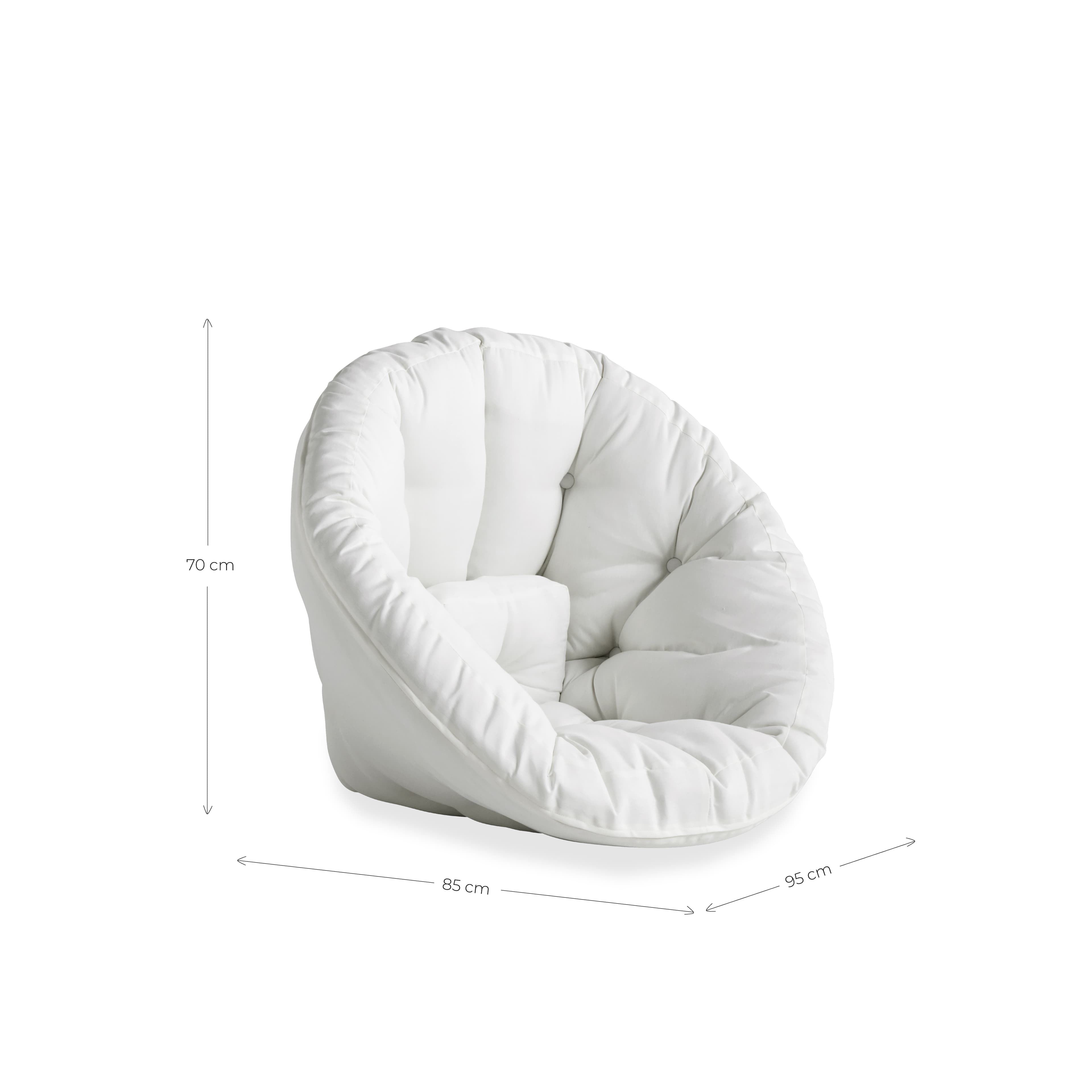 Nido Outdoor Loungerahi Valkoinen